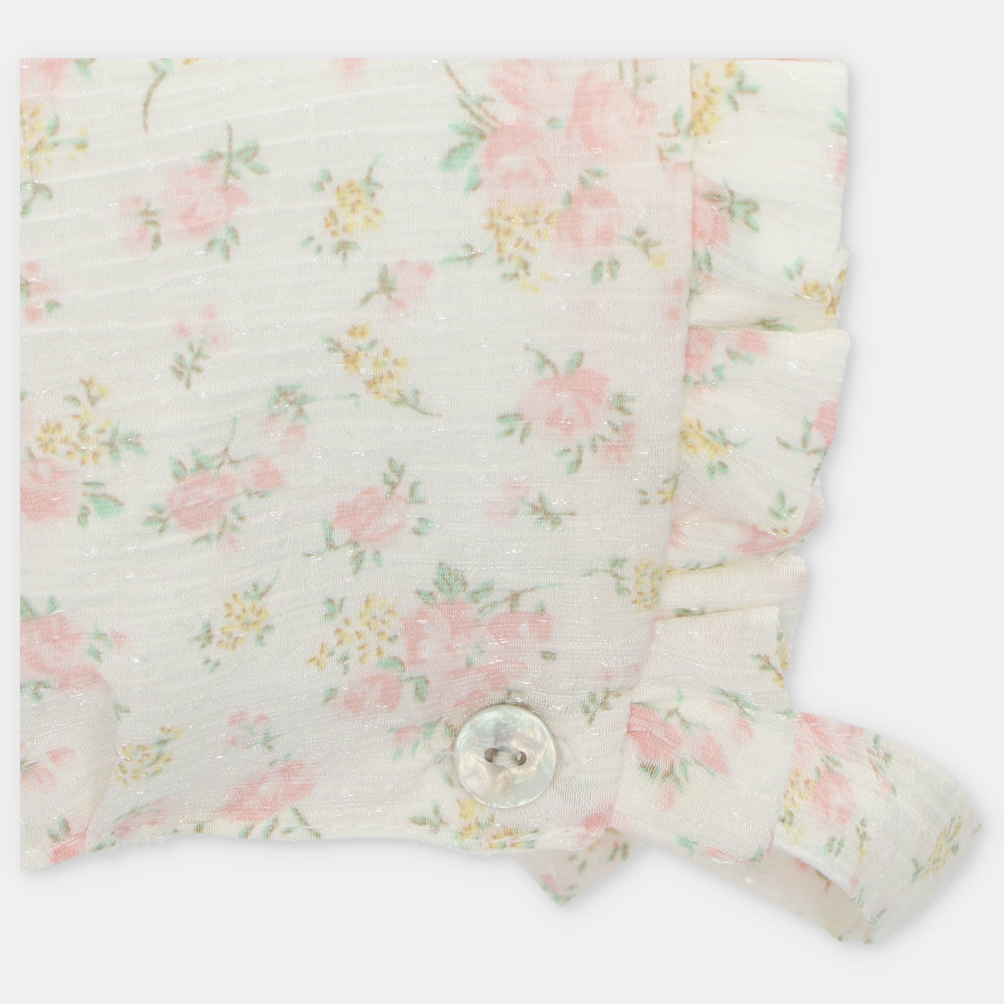 Conjunto Vestido, Cubrepañal y Bonnet Niña Catania