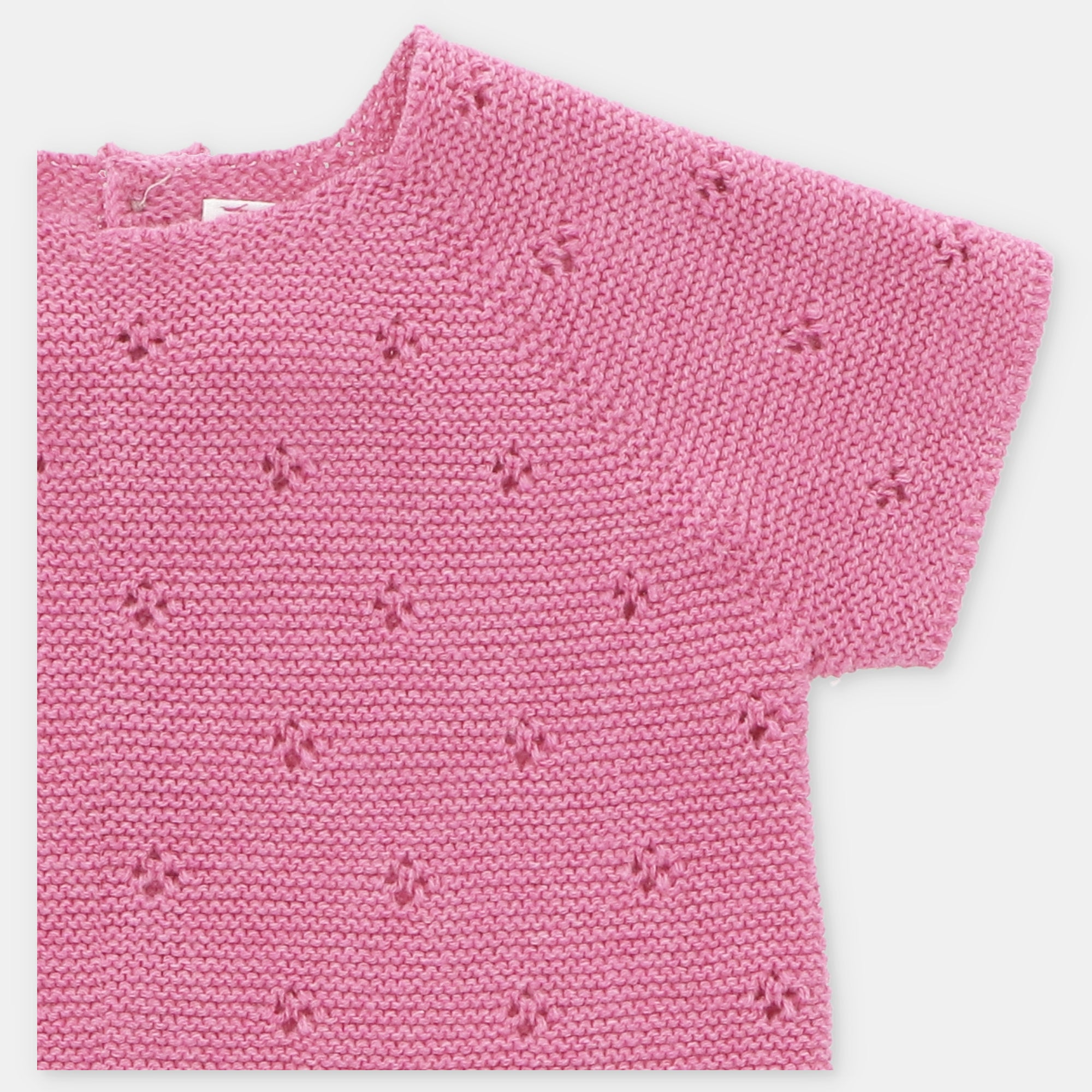 SET SWEATER & NAPPY COVER KNIT & WOVEN GIRL ALBERTA