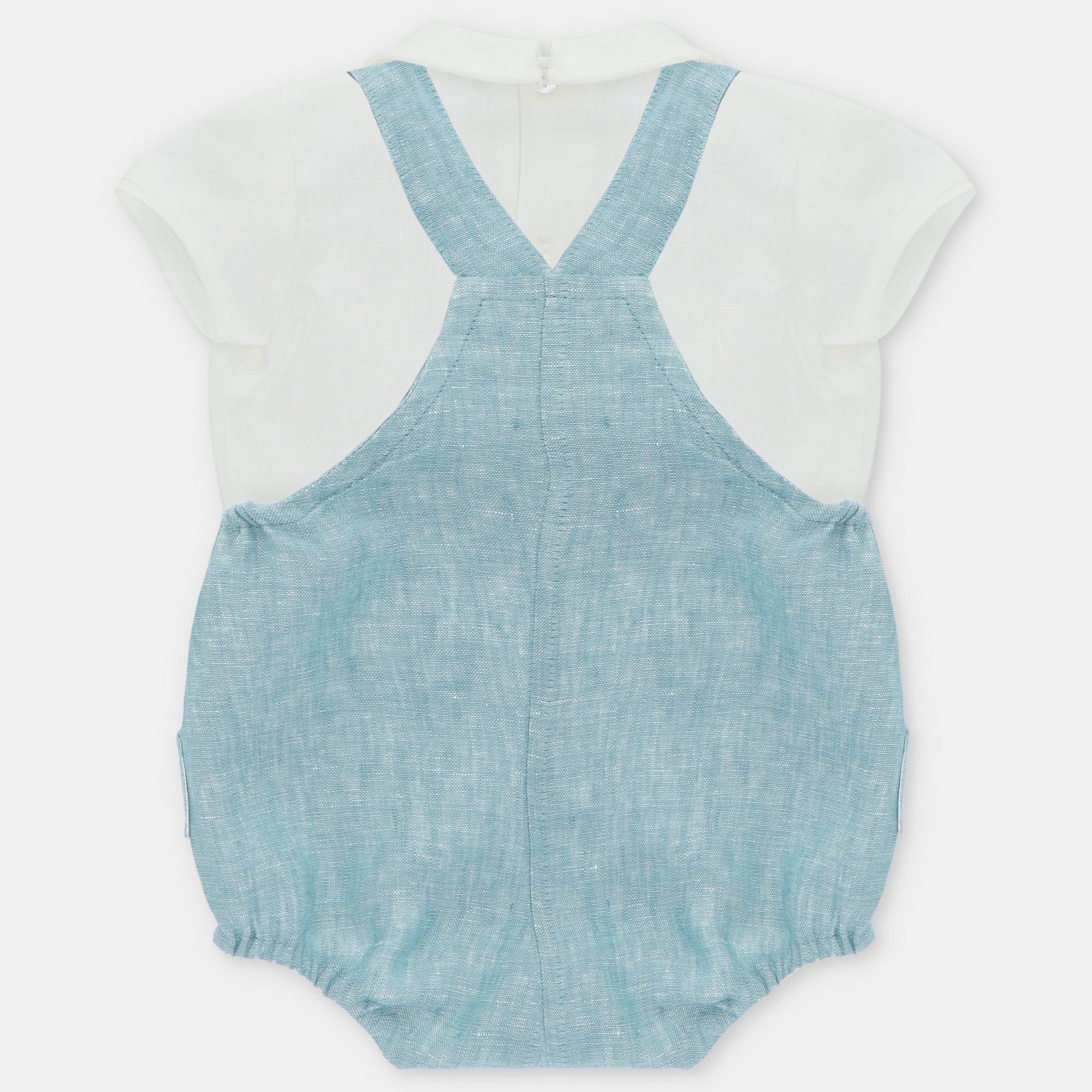 SET SHIRT & OVERALL WOVEN BOY ALBERTA