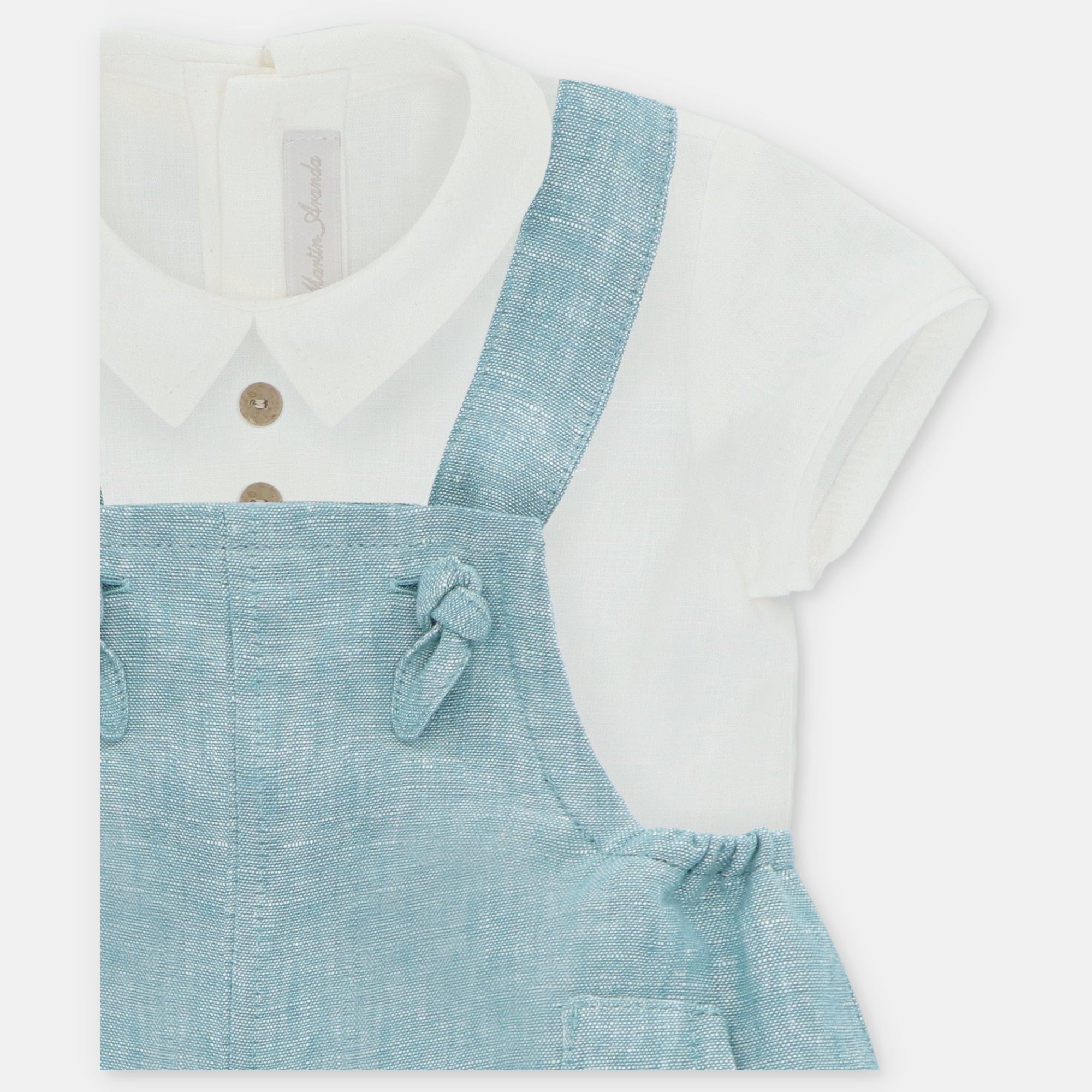 SET SHIRT & OVERALL WOVEN BOY ALBERTA