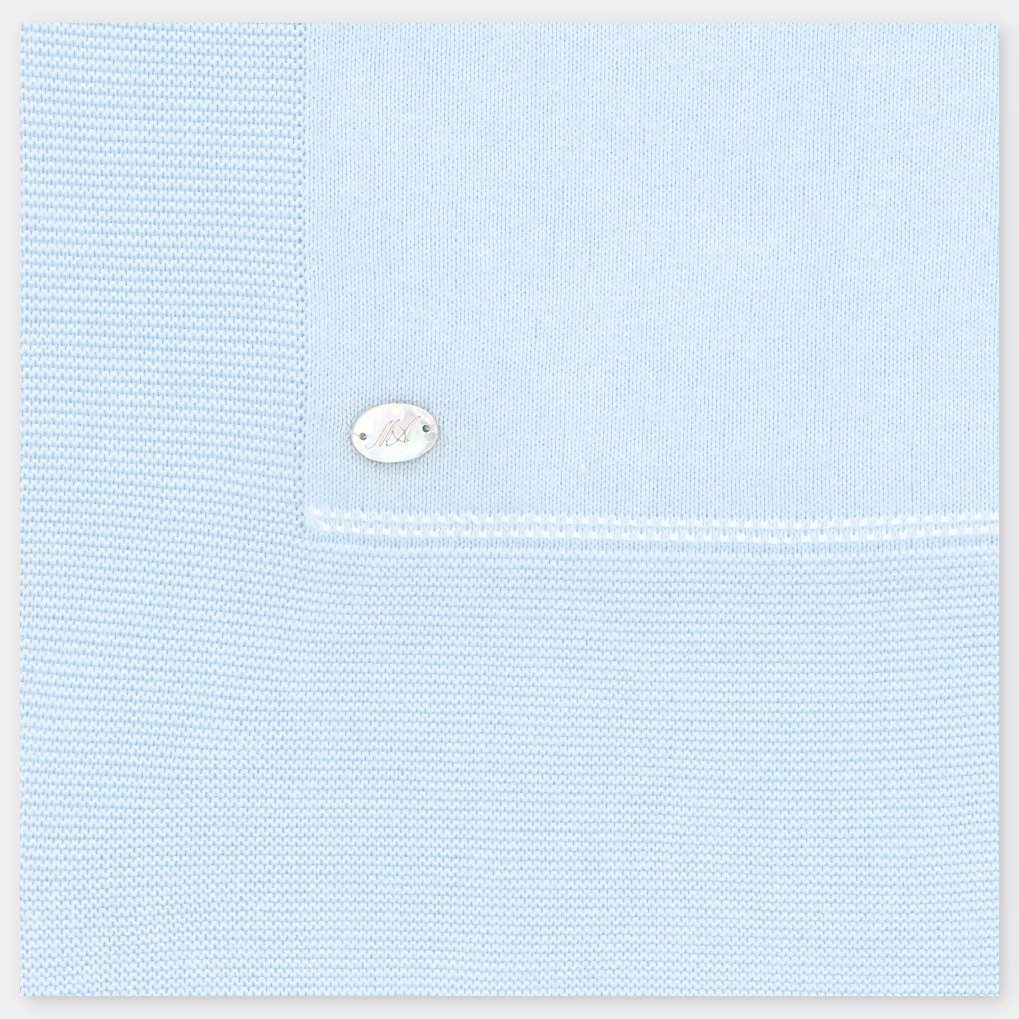 BLANKET KNIT UNISEX MONTREAL CELESTE