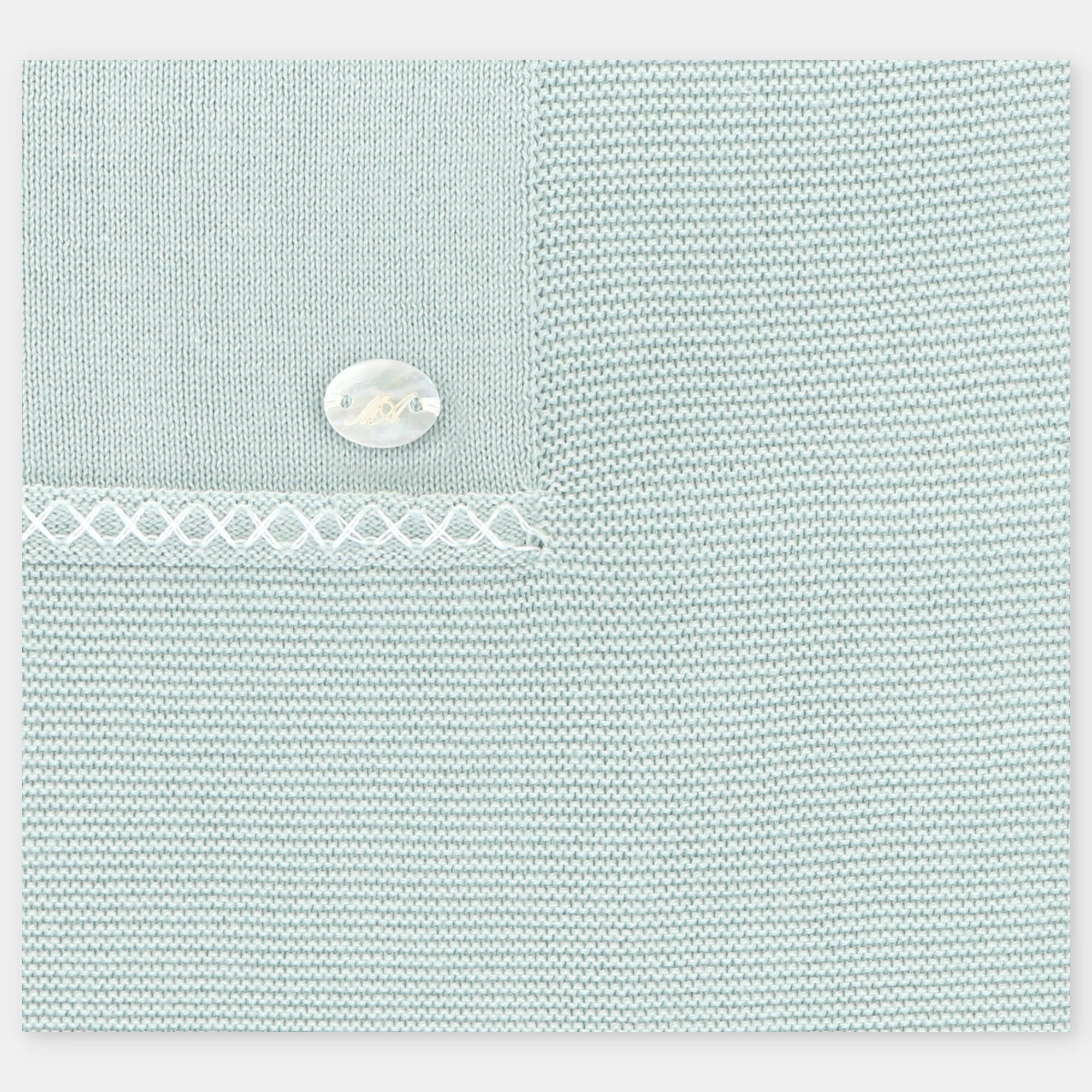 BLANKET KNIT UNISEX EDMONTON SAGE GREEN