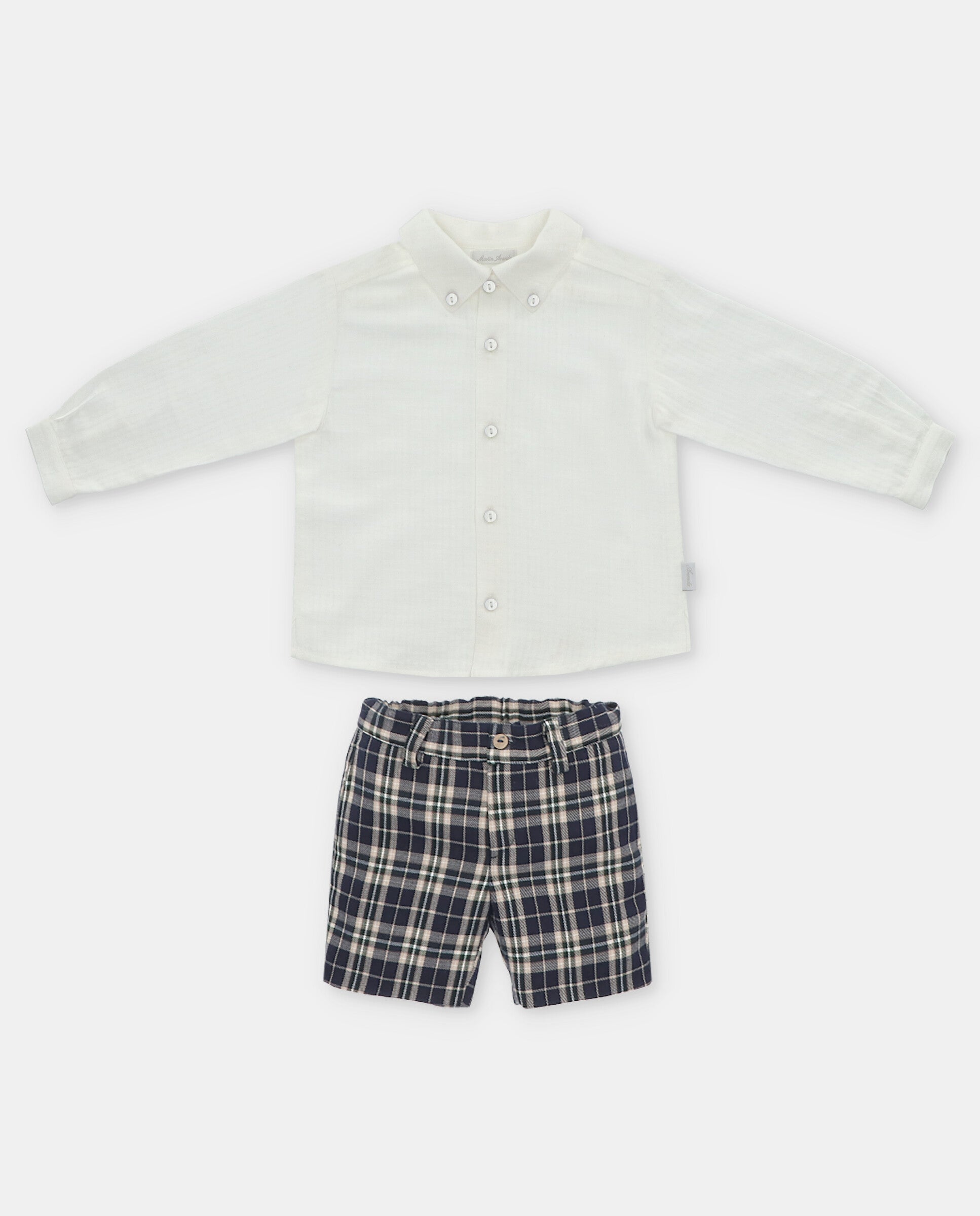 Conjunto Pantalon Corto Niño Dark Blue