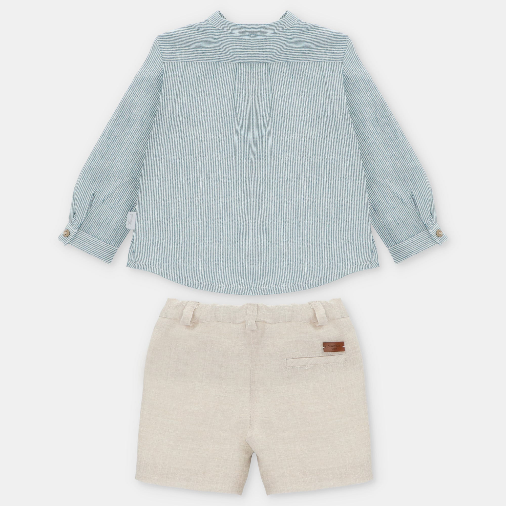 SET SHIRT & SHORTS WOVEN BOY MILTON