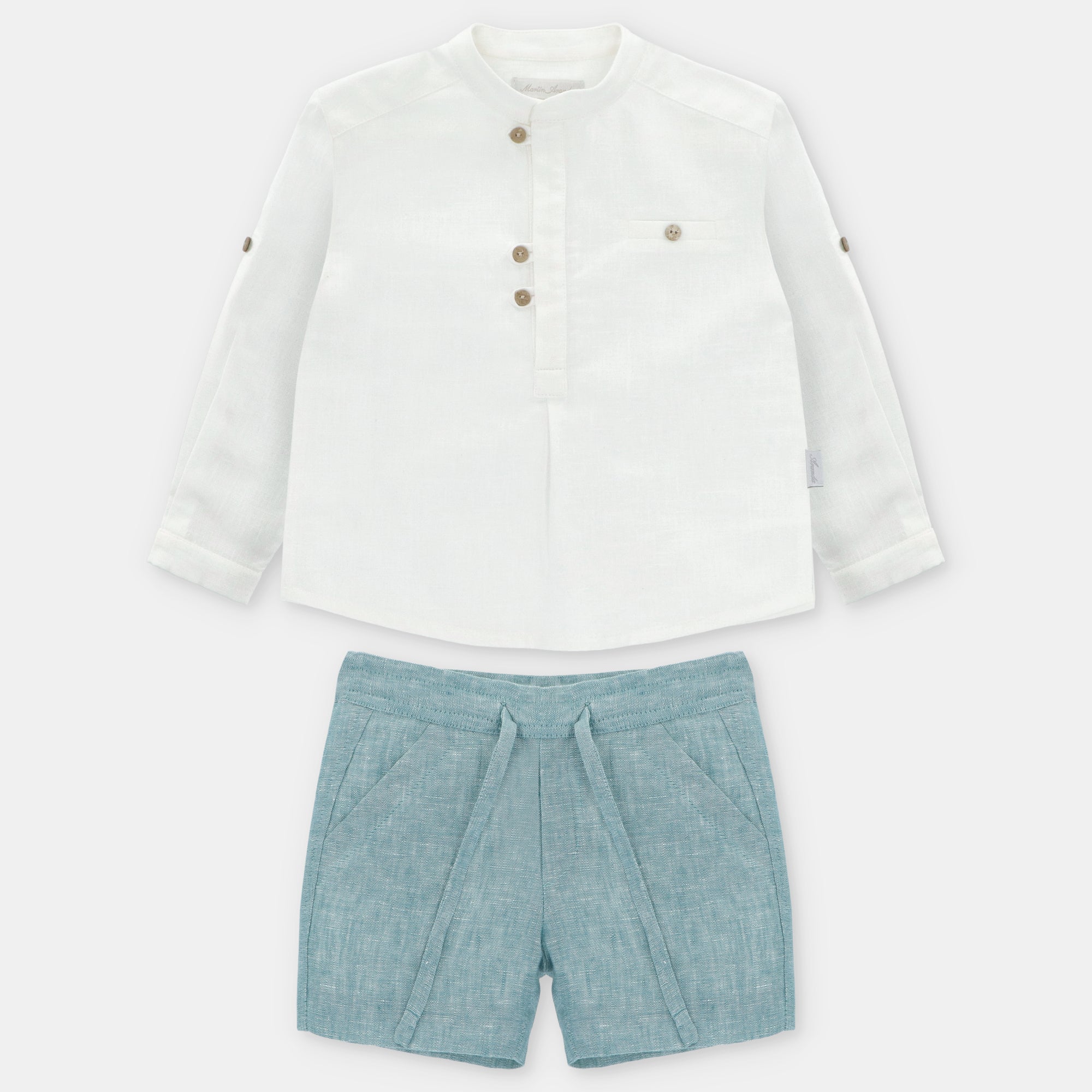 SET SHIRT & SHORTS WOVEN BOY ALBERTA