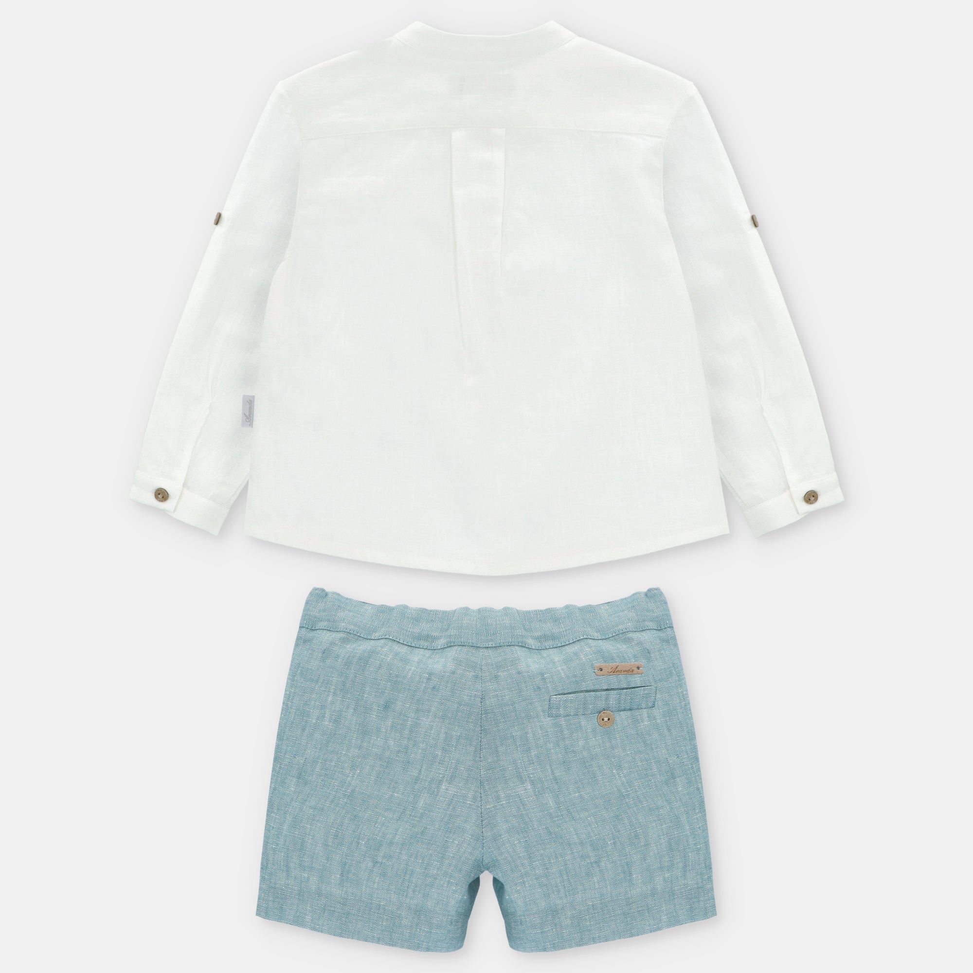 SET SHIRT & SHORTS WOVEN BOY ALBERTA