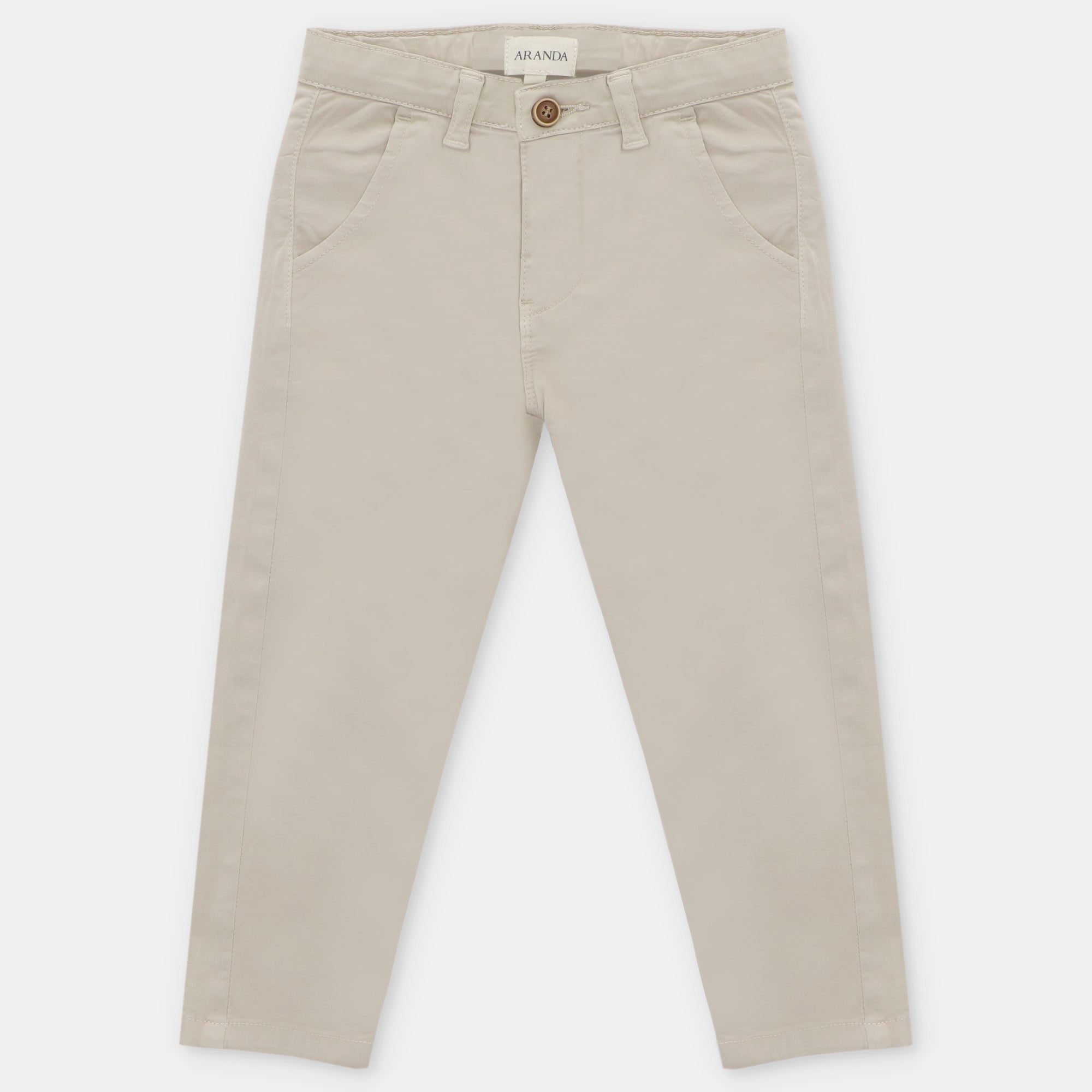 LONG PANTS WOVEN BOY SURREY SAND