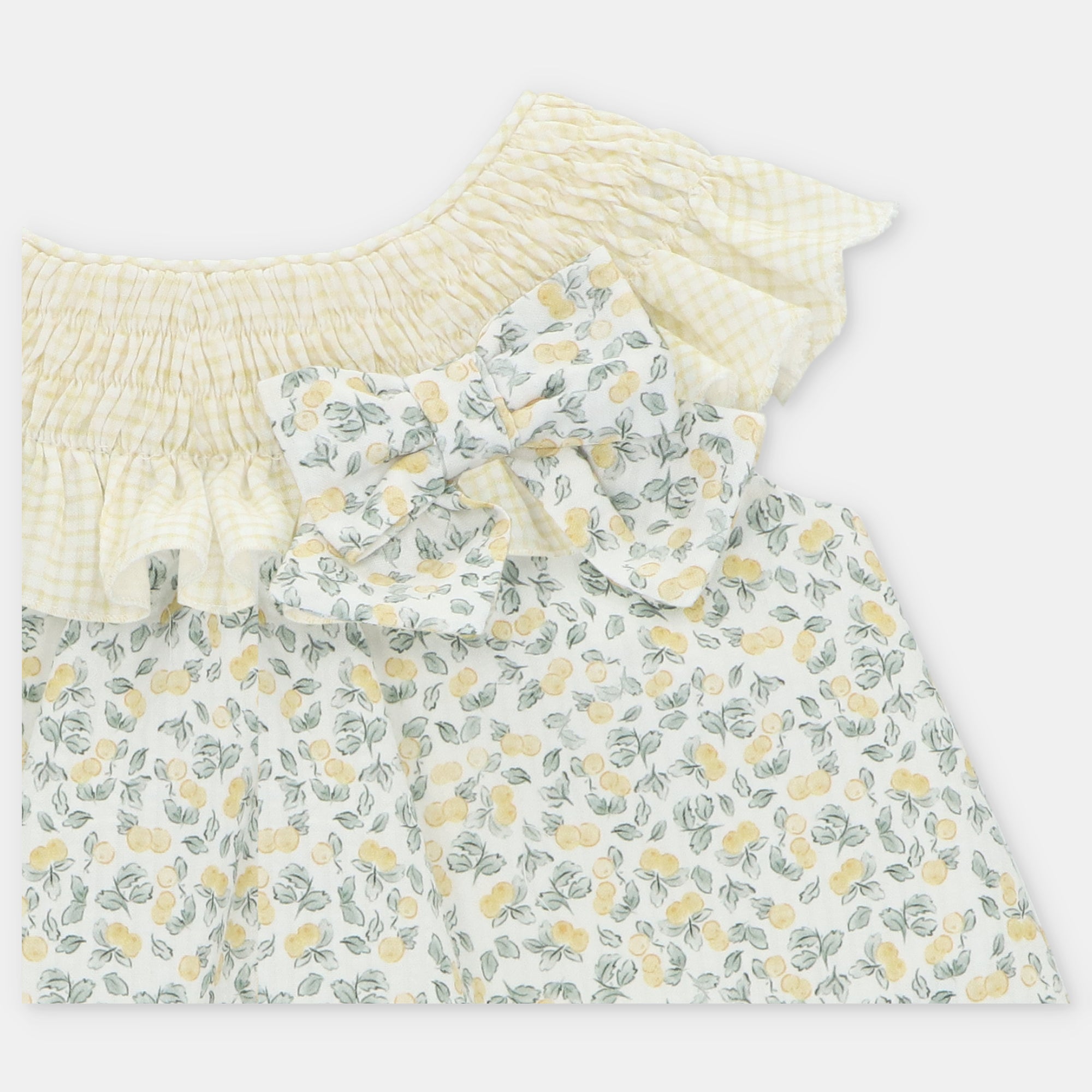 SET DRESS & NAPPY COVER MICRO-PRINTED Y02 Amarillo GIRL WINNIPEG