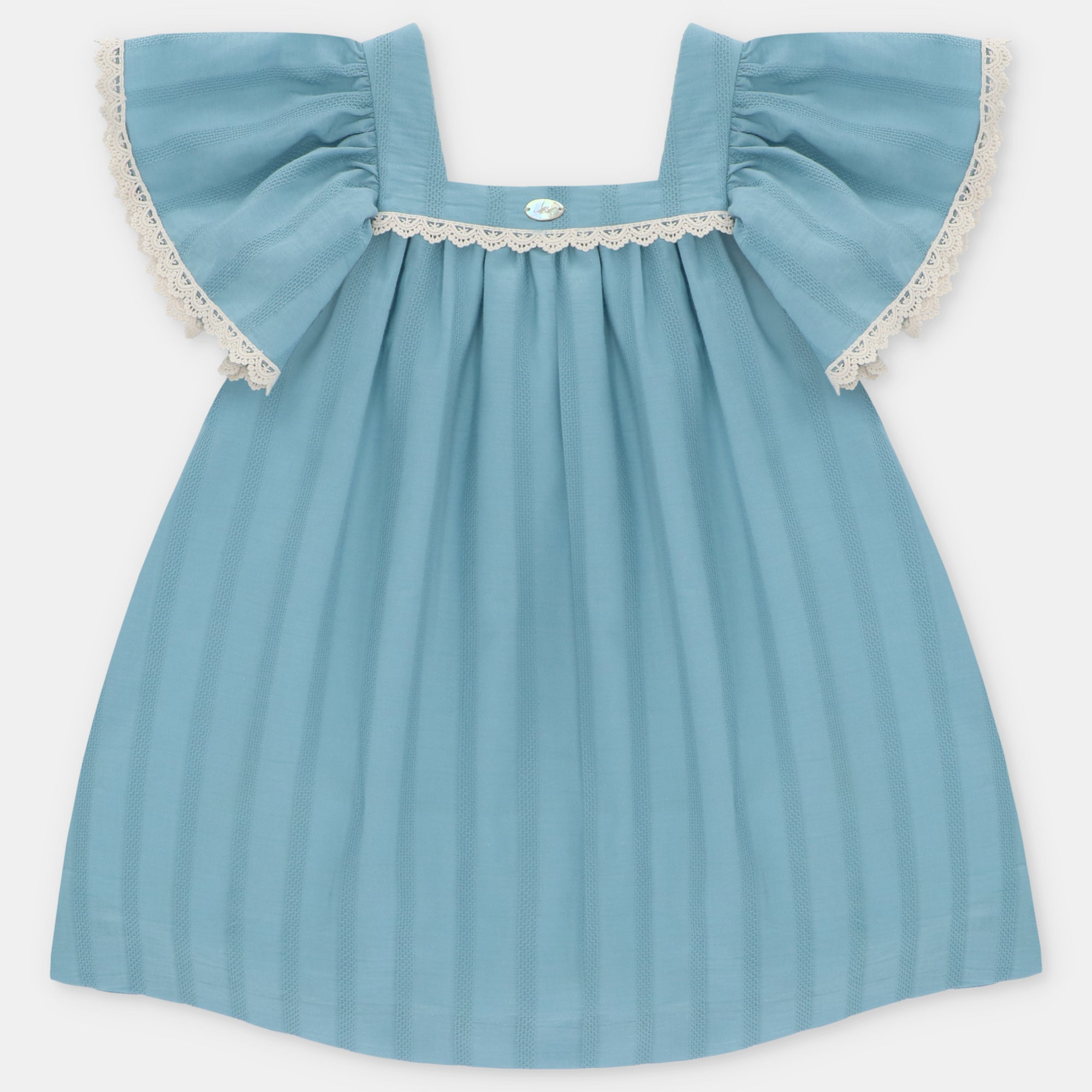 DRESS STRIPED WOVEN GIRL MILTON