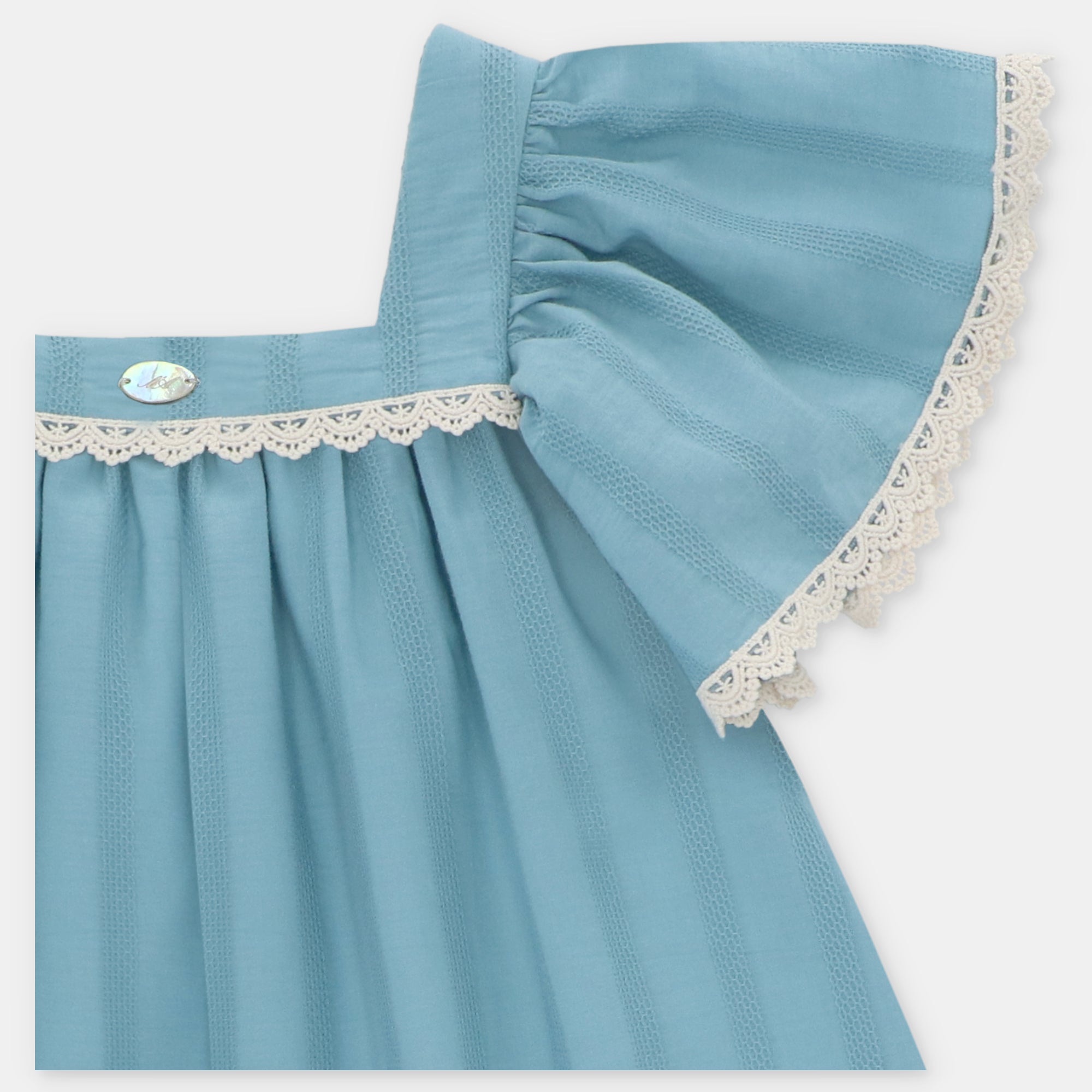 DRESS STRIPED WOVEN GIRL MILTON