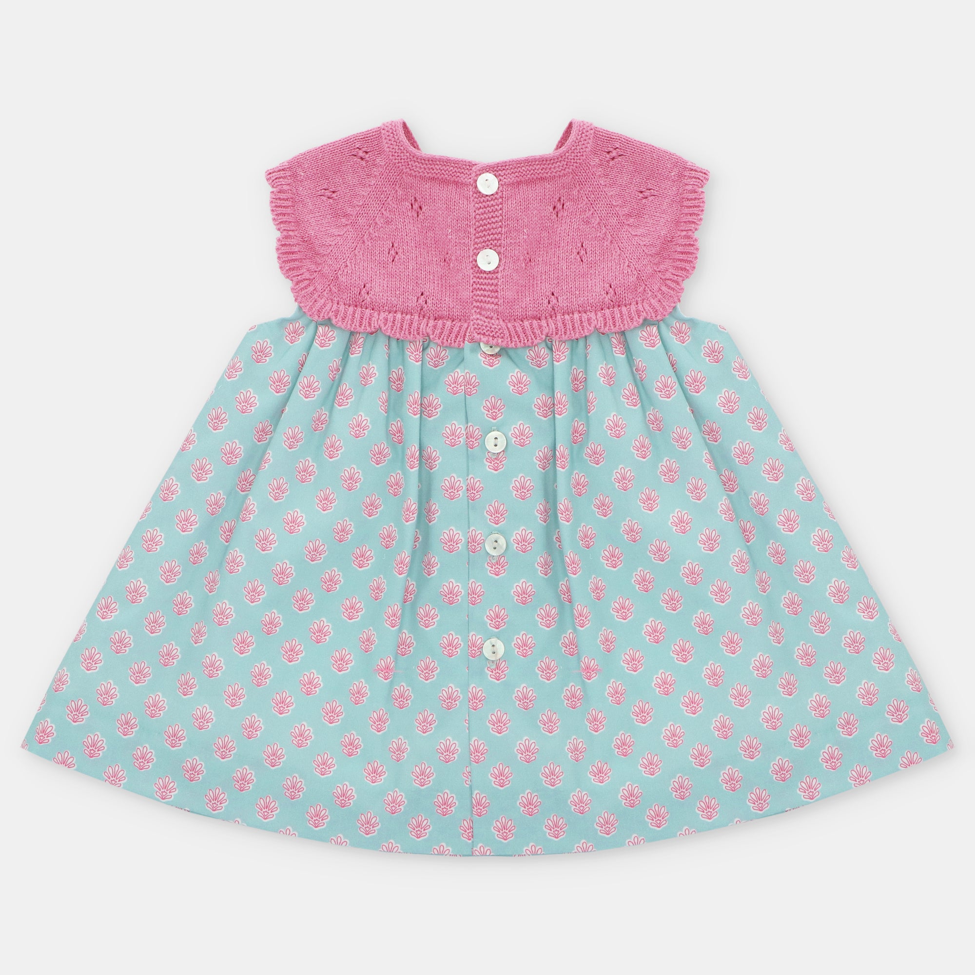 DRESS KNIT & WOVEN GIRL ALBERTA