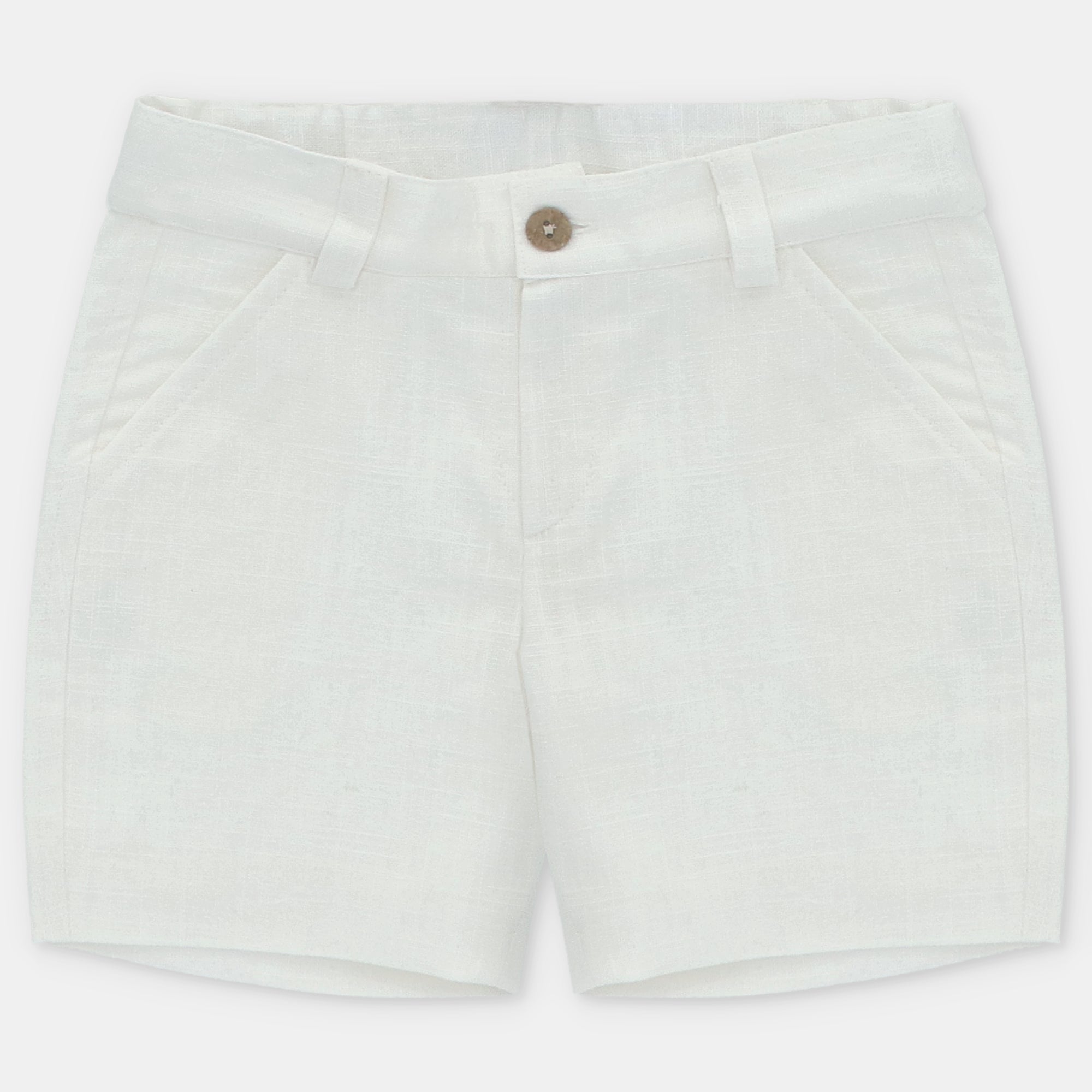 SHORTS WOVEN TWILL BOY OTTAWA WHITE