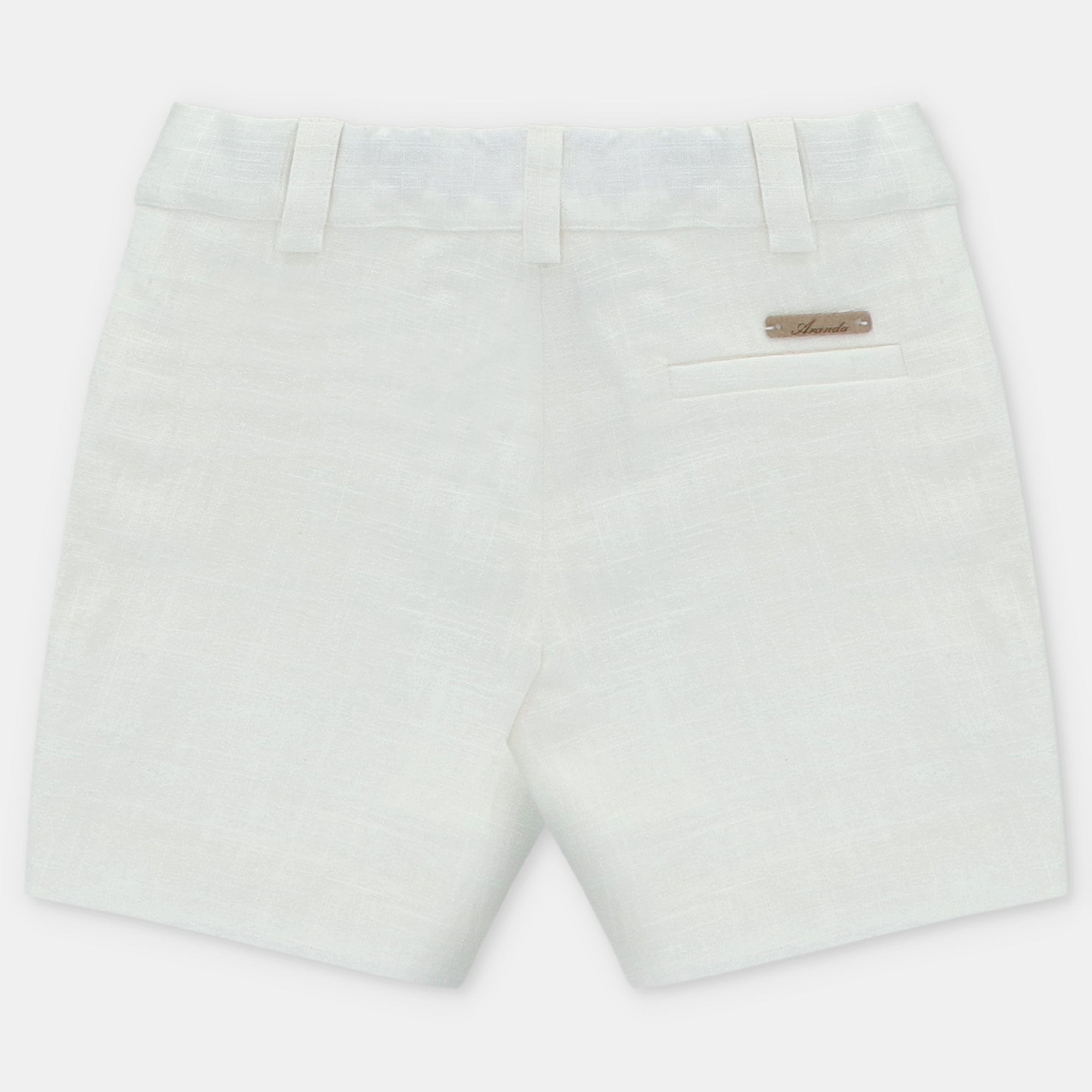 SHORTS WOVEN TWILL BOY OTTAWA WHITE