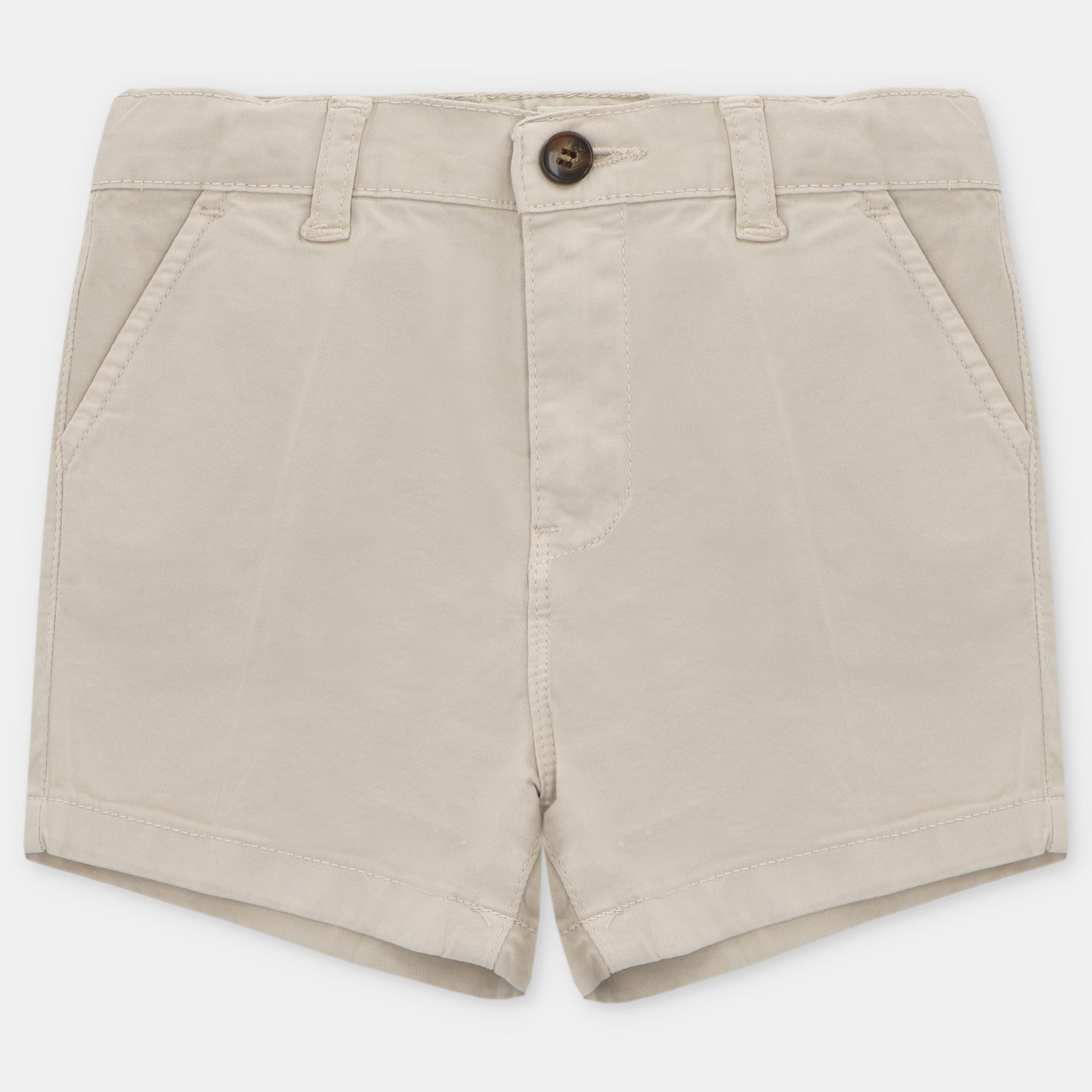 SHORTS WOVEN TWILL BOY OTTAWA SAND