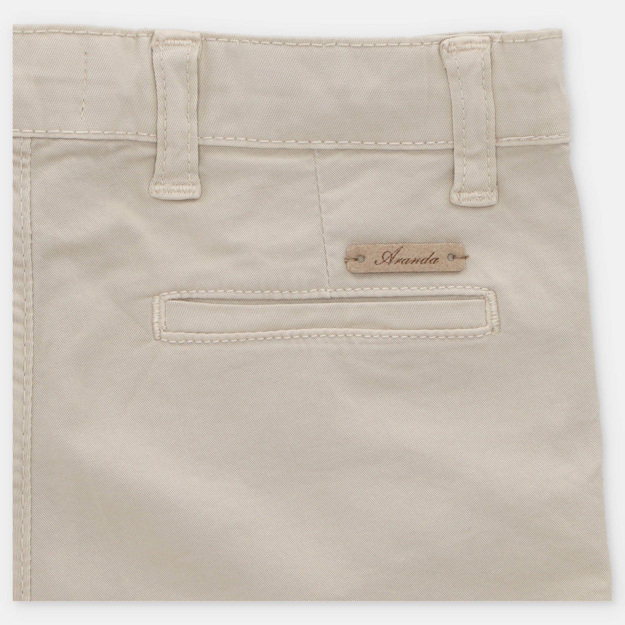 SHORTS WOVEN TWILL BOY OTTAWA SAND