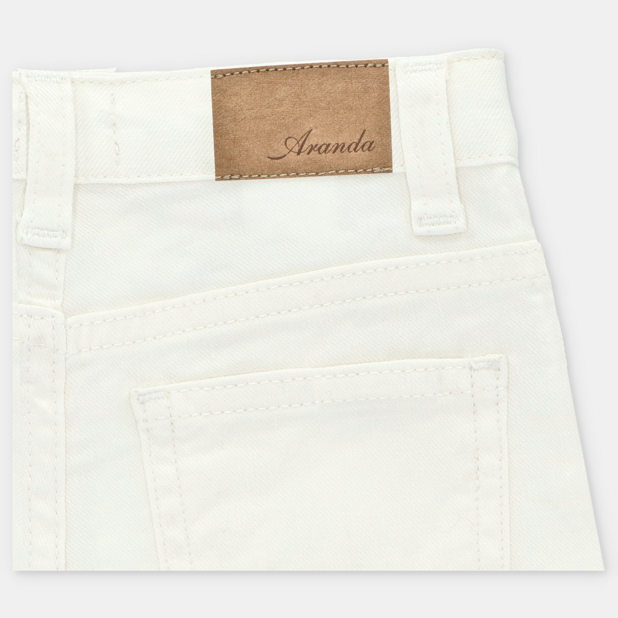 BLOUSE WOVEN GIRL SURREY AND WHITE SHORTS