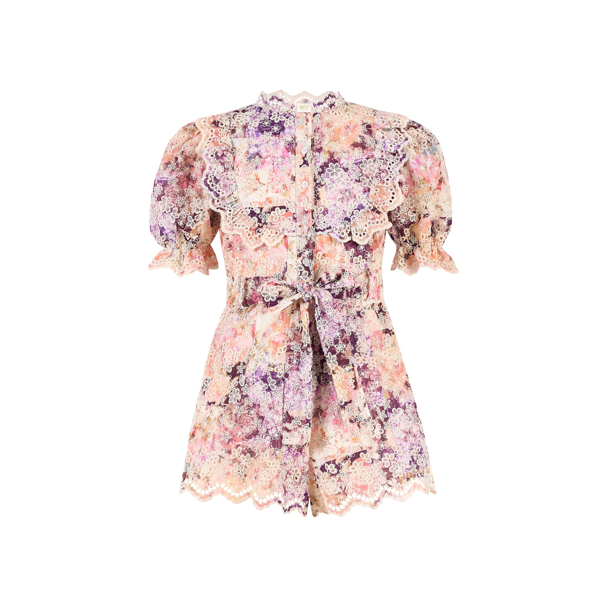 Anastasia Embroidered Romper