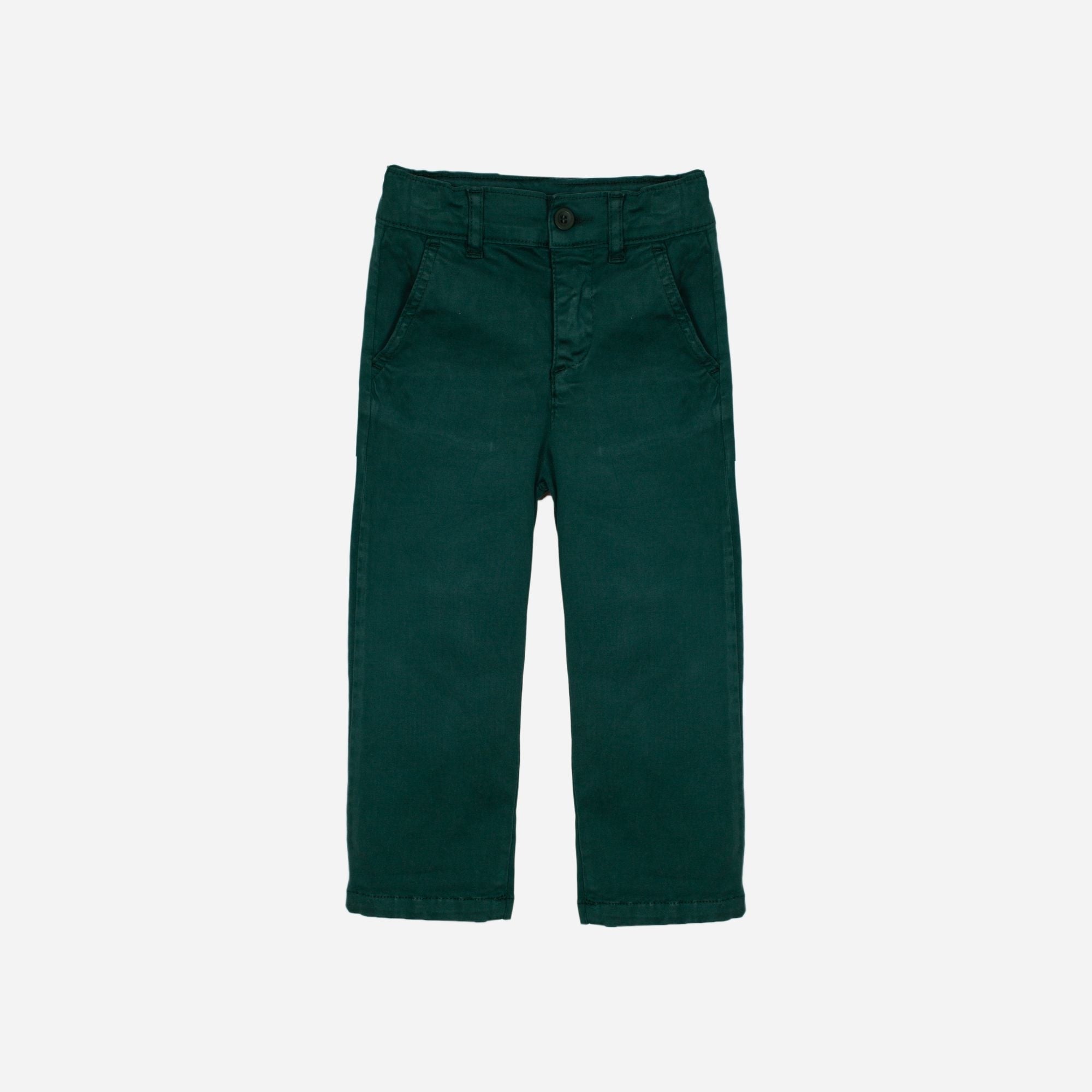 Boy Emerald Checkered Shirt and Pant Set