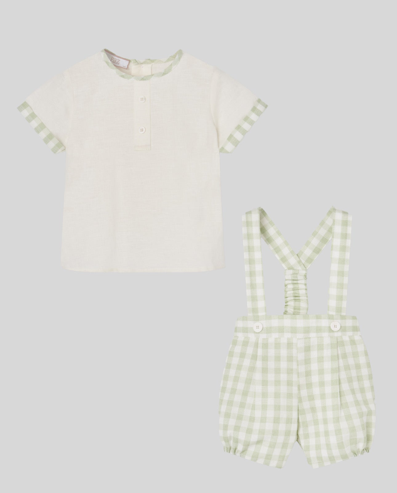 CTO. BLUSA  + PANTALON CON TIRANTES "FRESCURA"