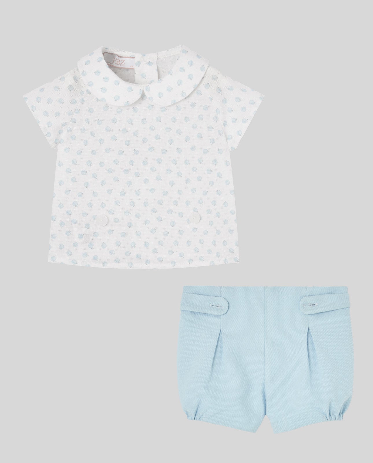 CONJUNTO BLUSA Y PANTALON CORTO "EDEN"