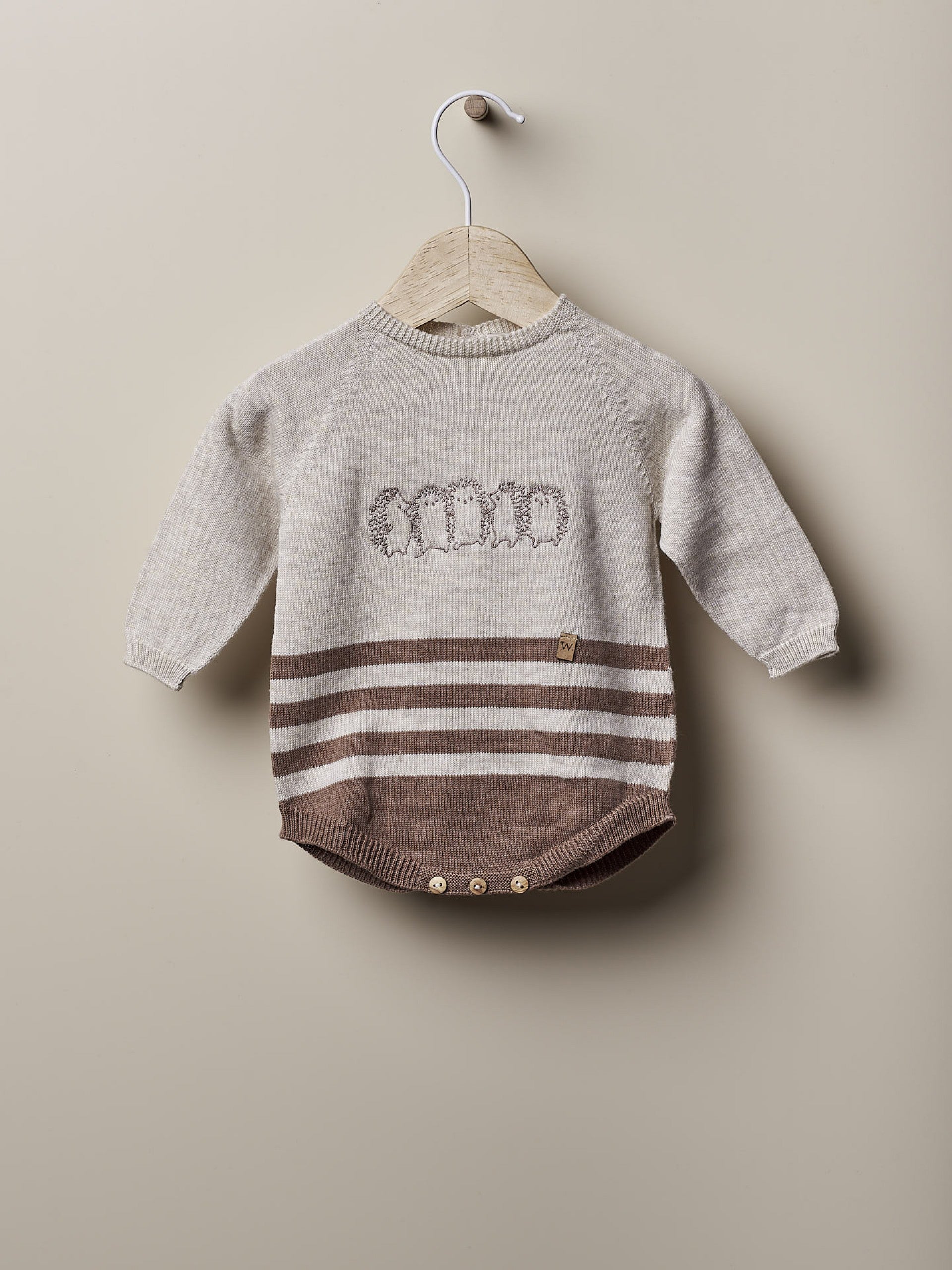 Mocha Porcupine Long Sleeve Shortie