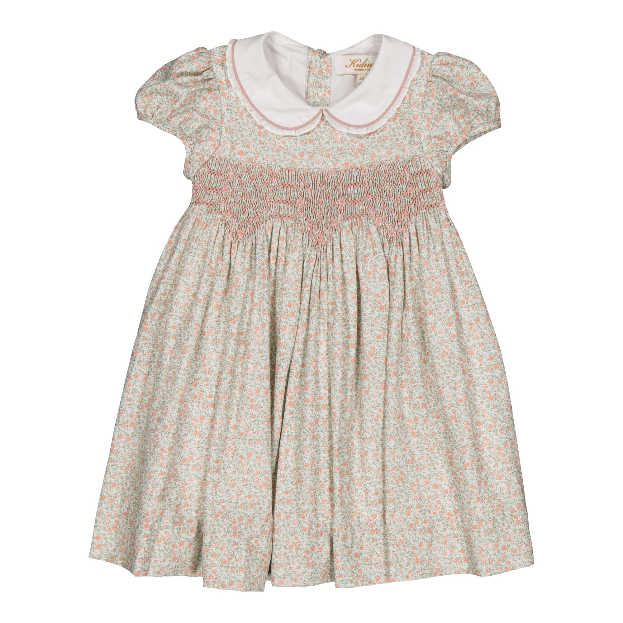 Sybelle Dress in Ditsy Pink and Tea Print