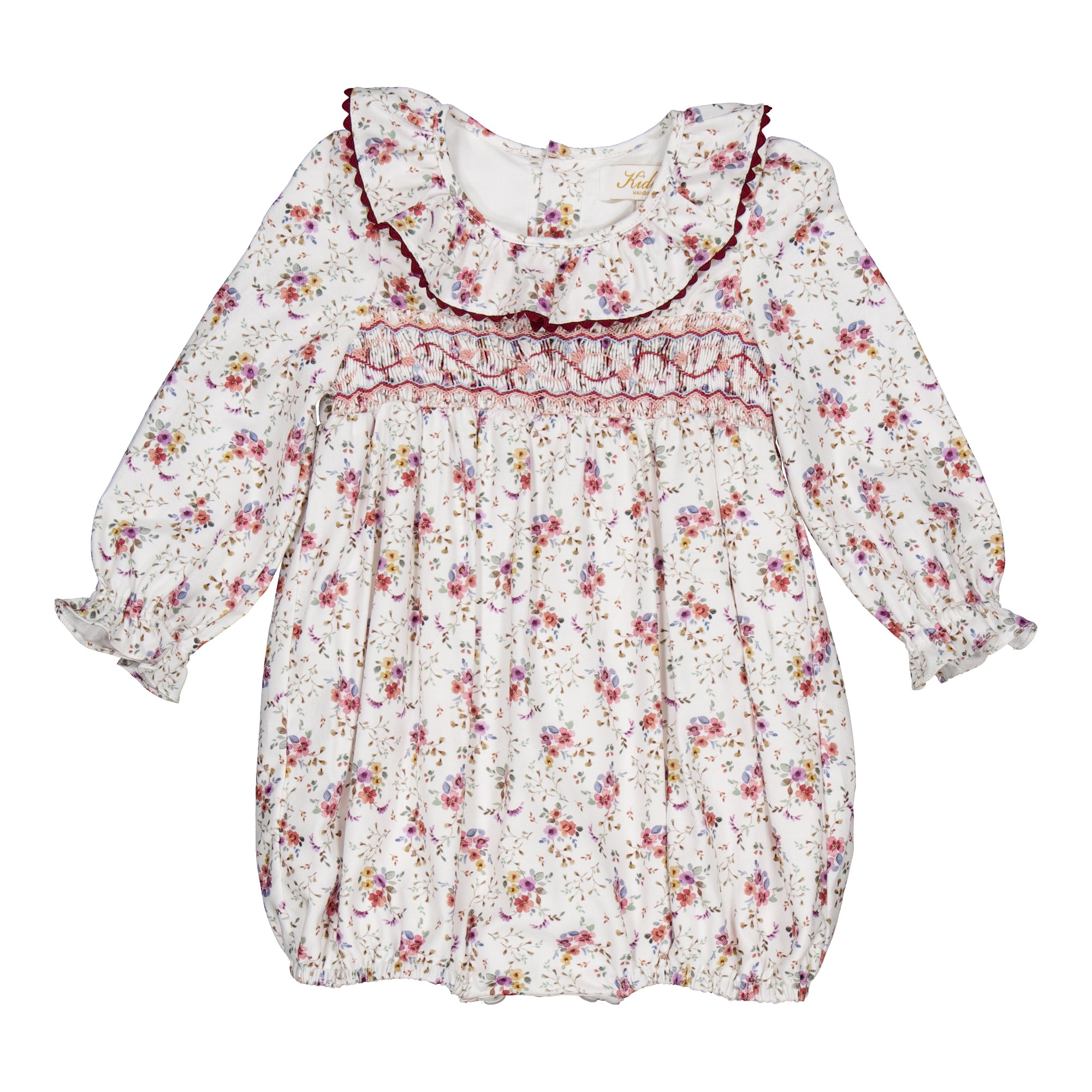 Anthéa smocked girl romper