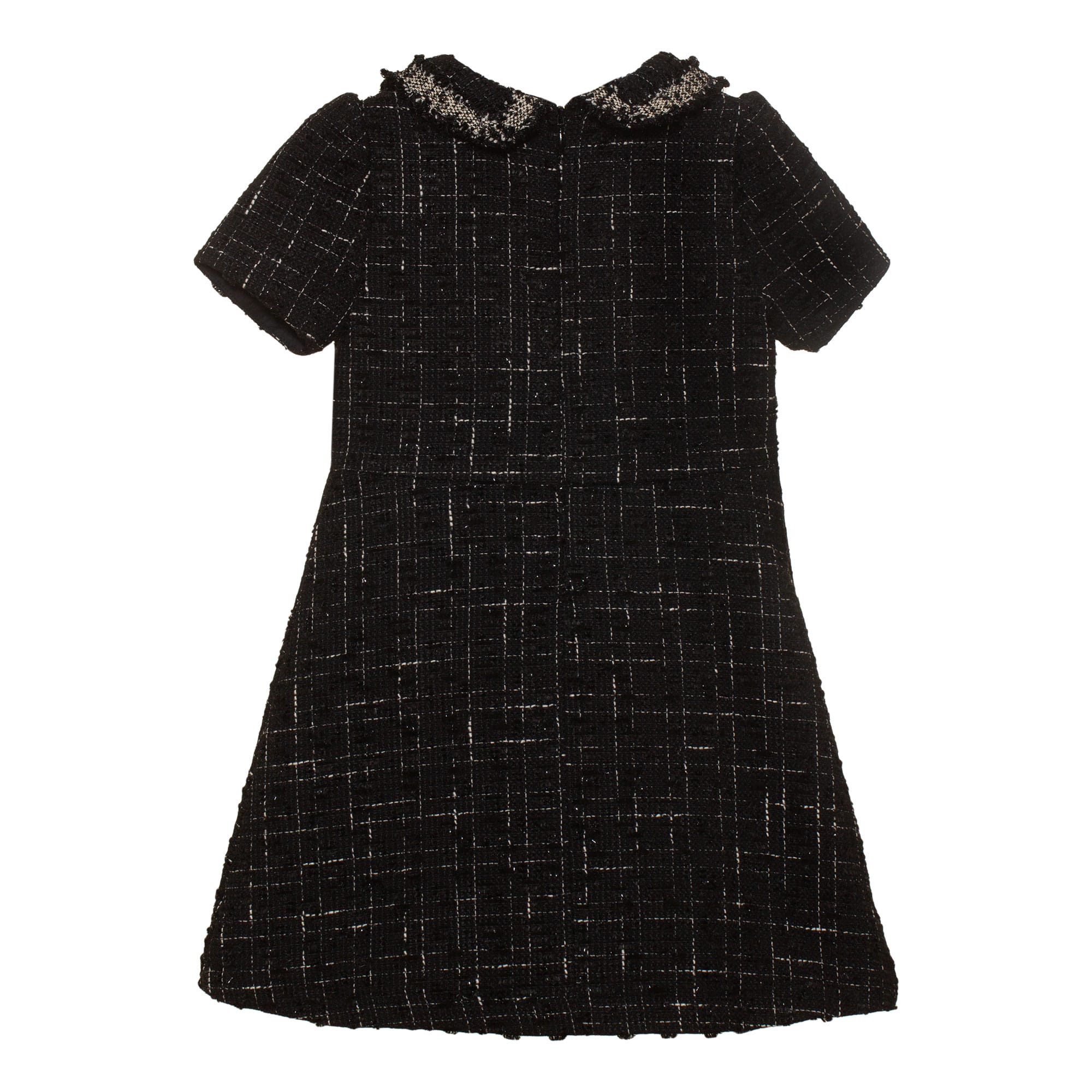 Girl Black Woven Dress