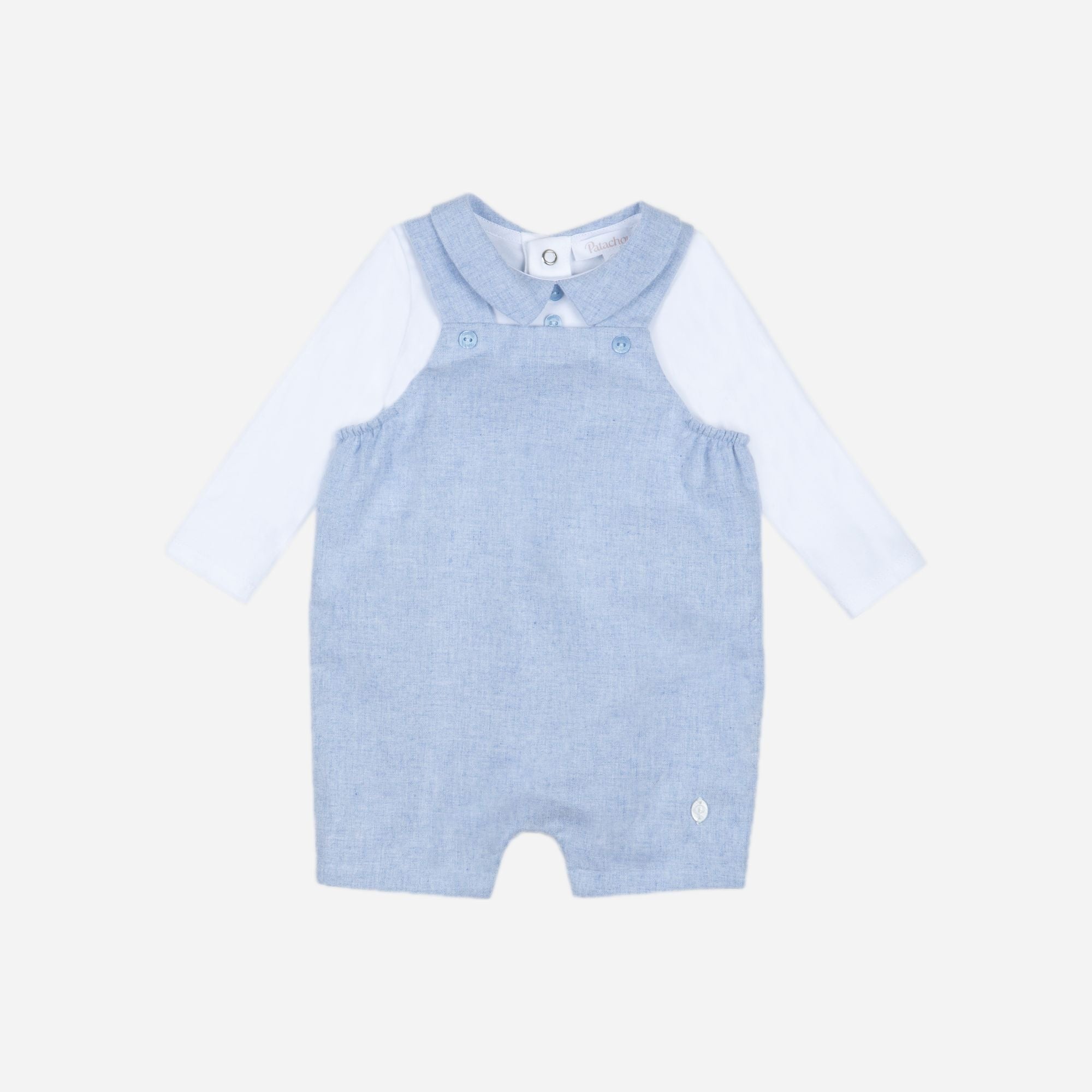 Baby Boy Melange Blue Set