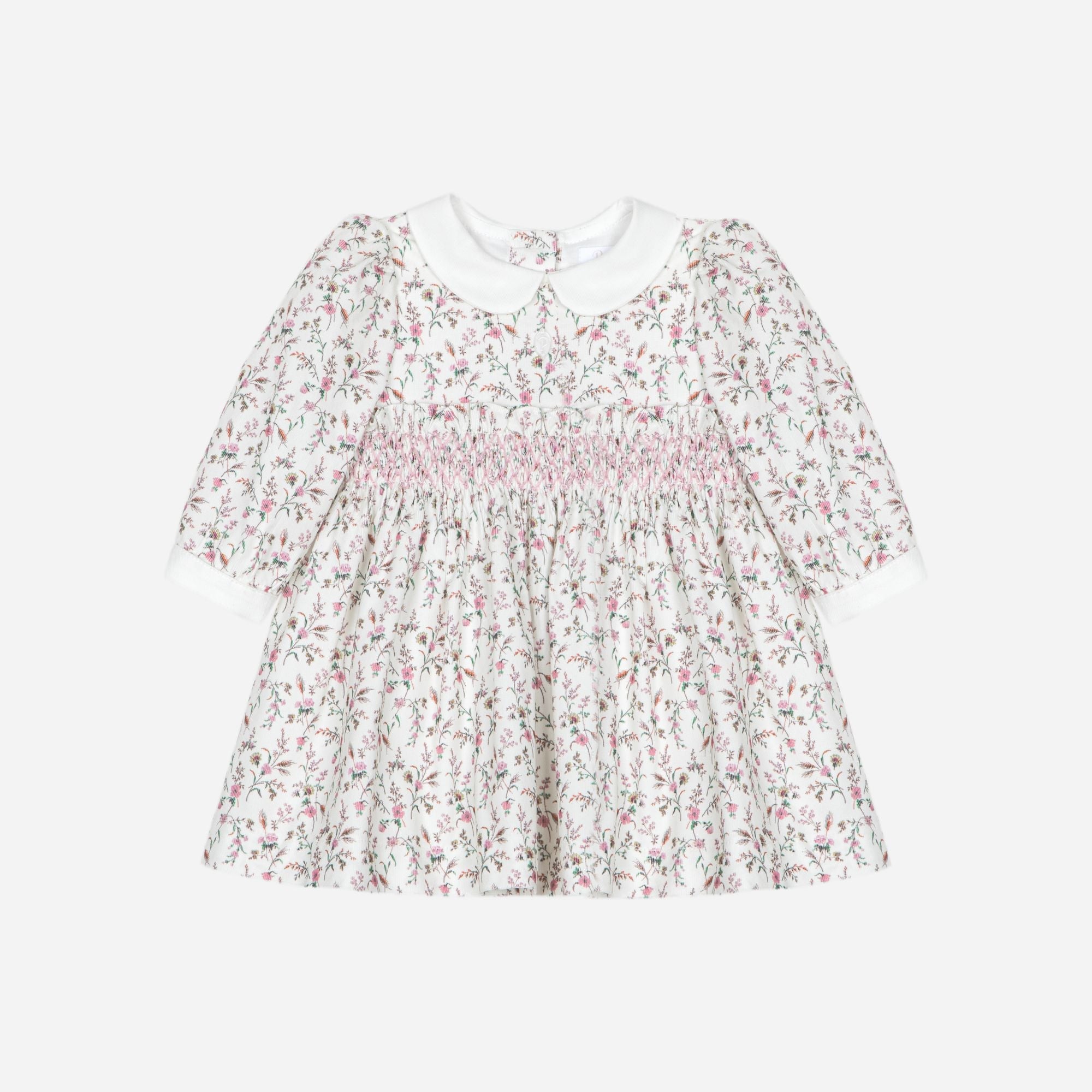 Baby Girl Botanical Woven Dress