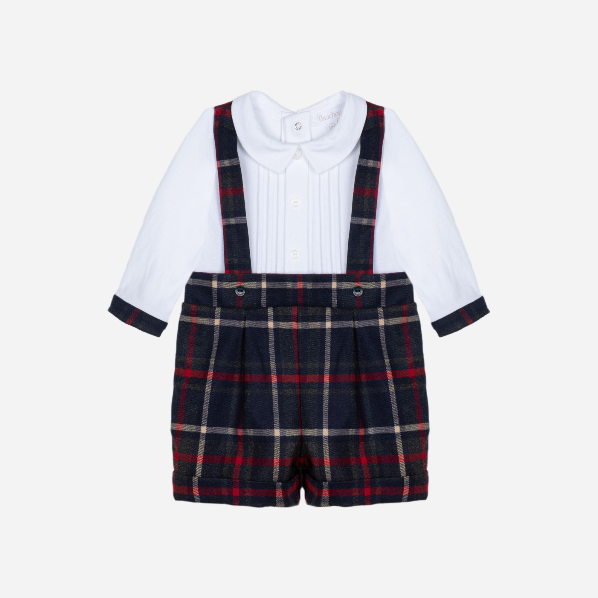 Balmoral Tartan Baby Boy Romper
