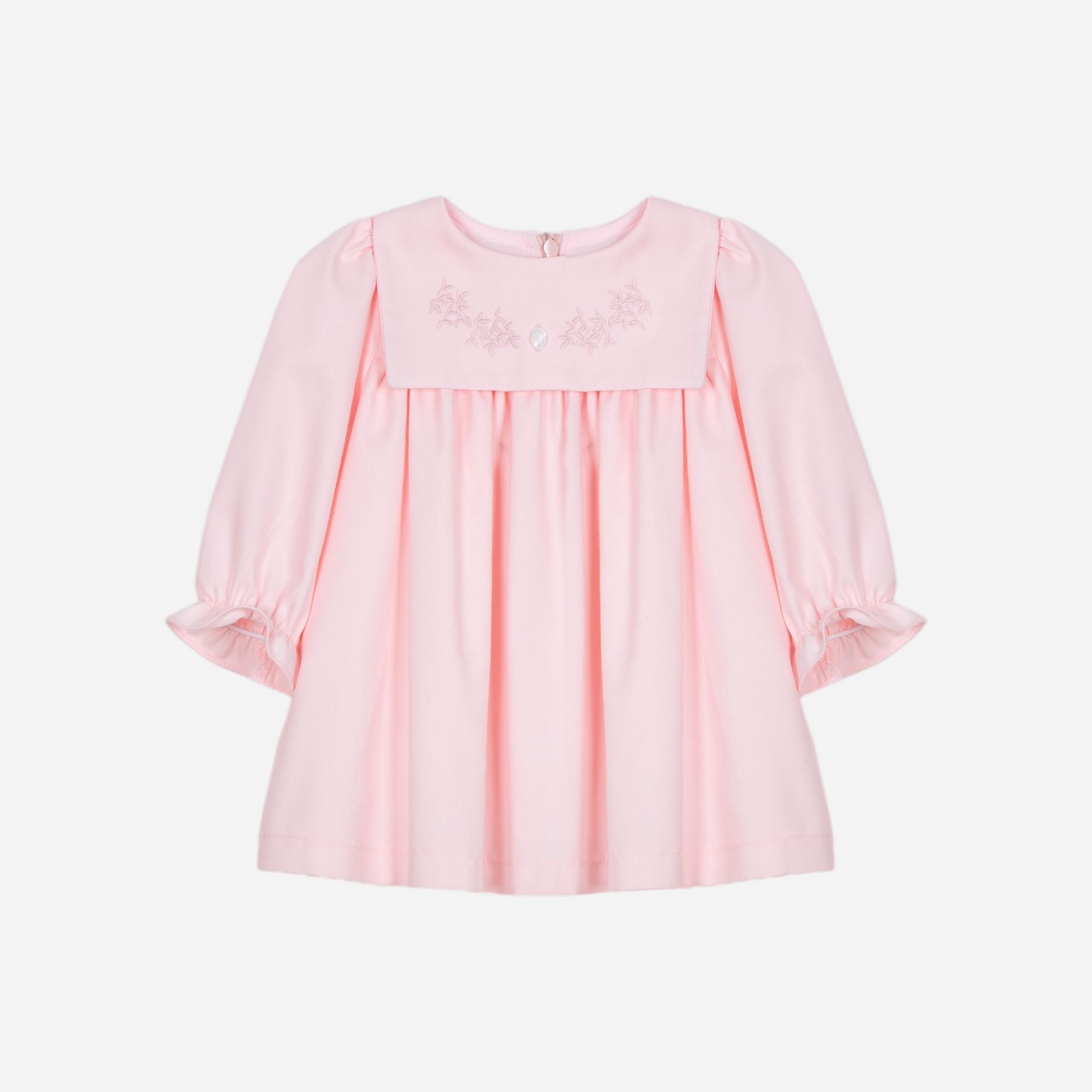 Pale Pink Woven Girl Dress