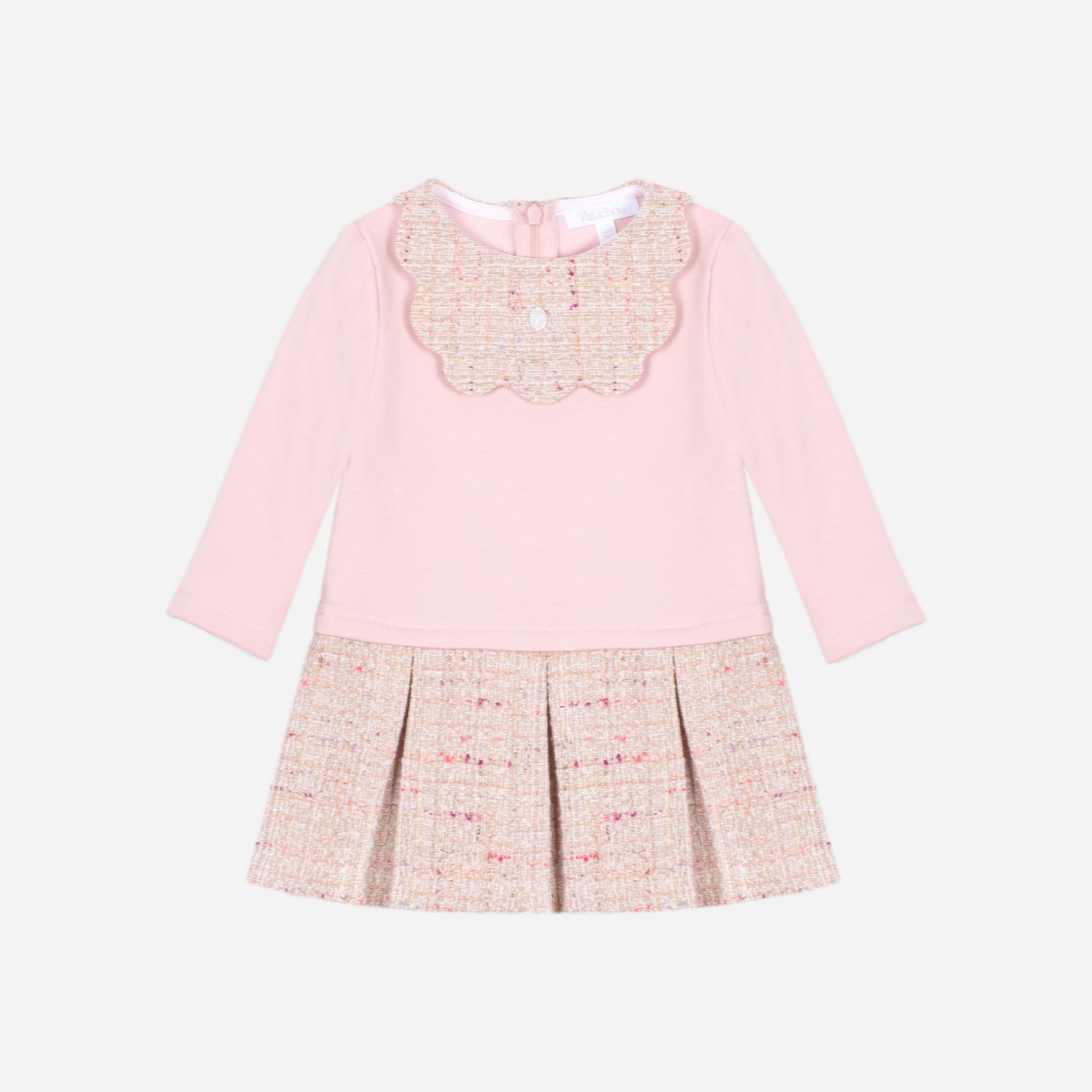 Pale Pink Knit Dress