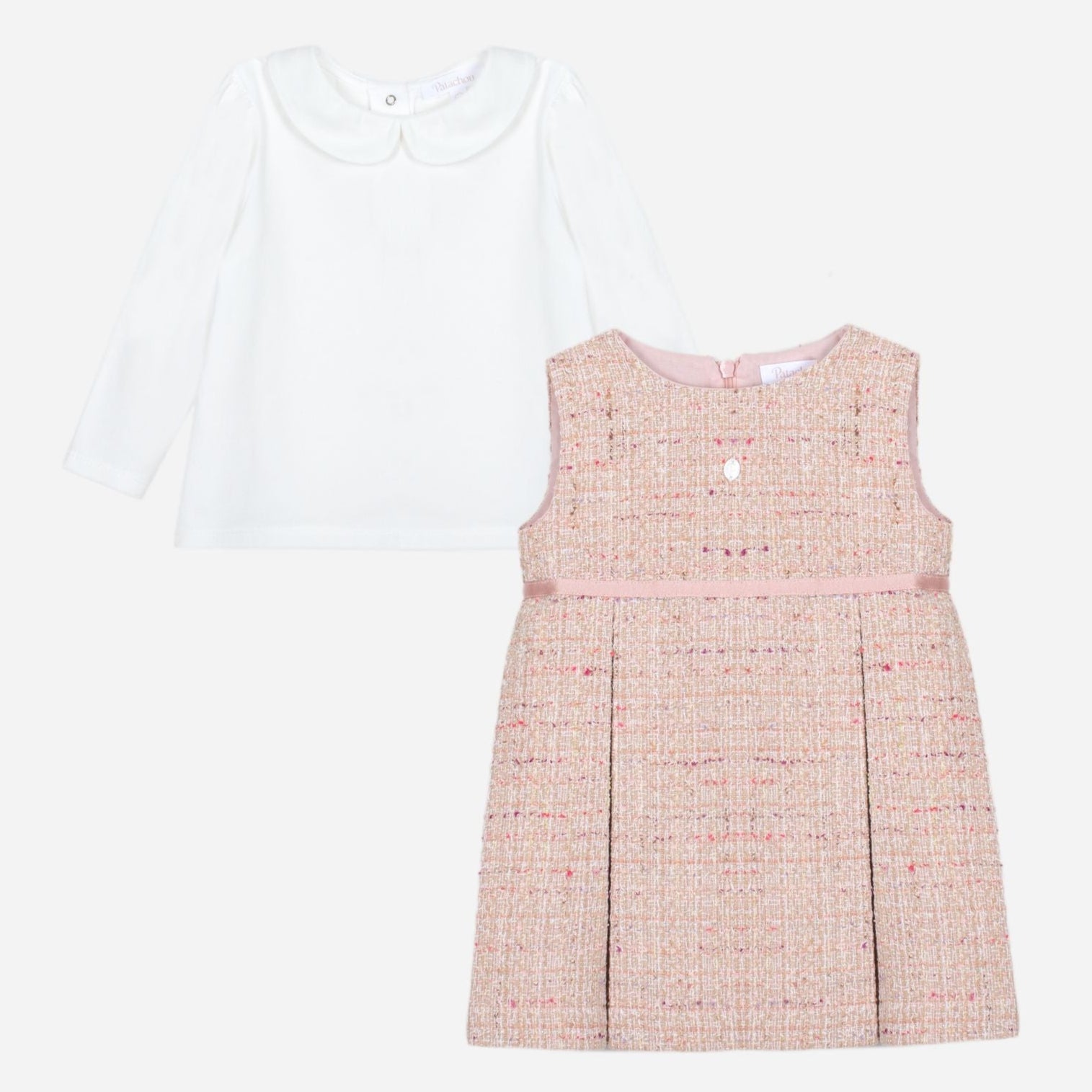 Baby Girl Tweed Knit Dress