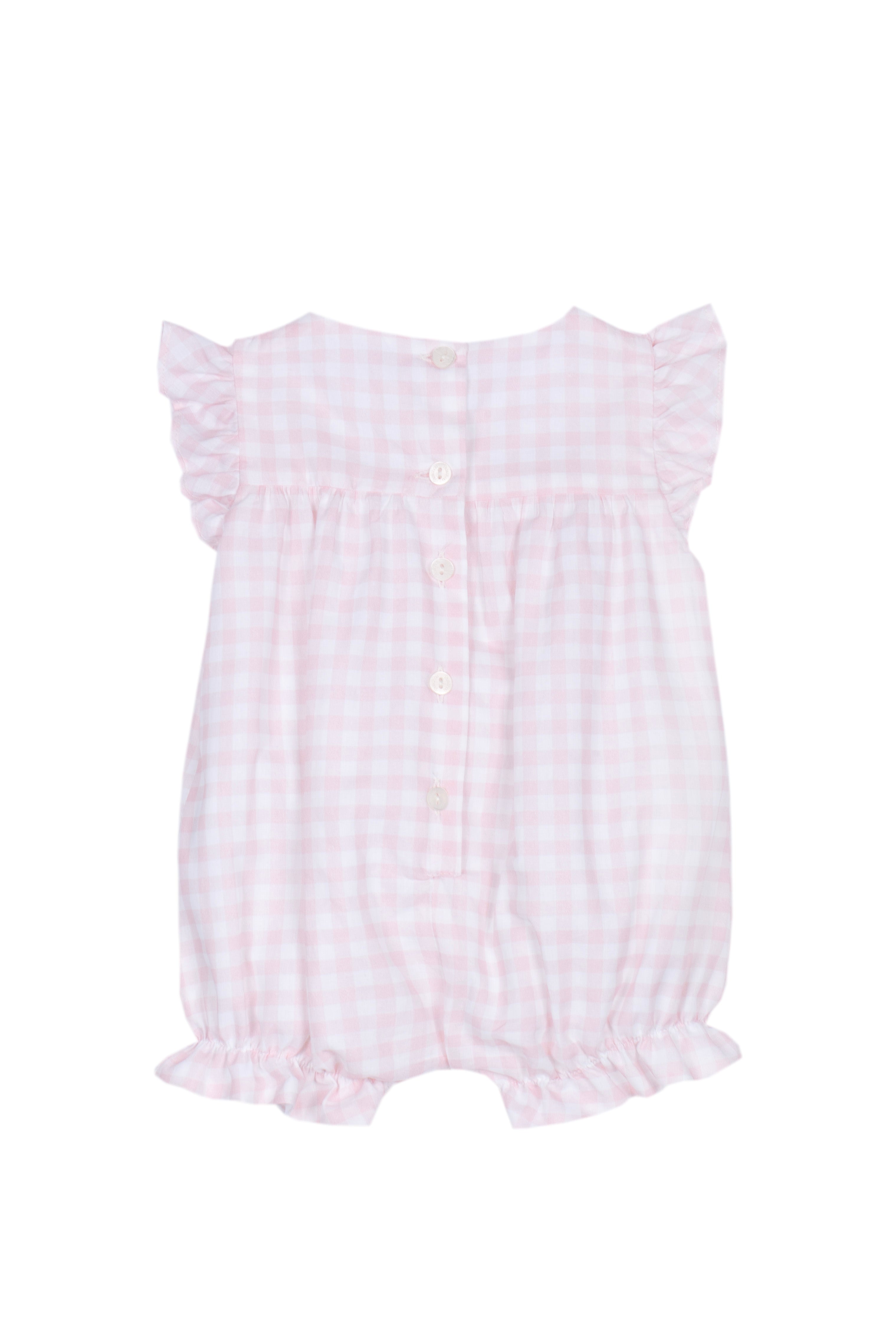 Girl Pink Check Bubble