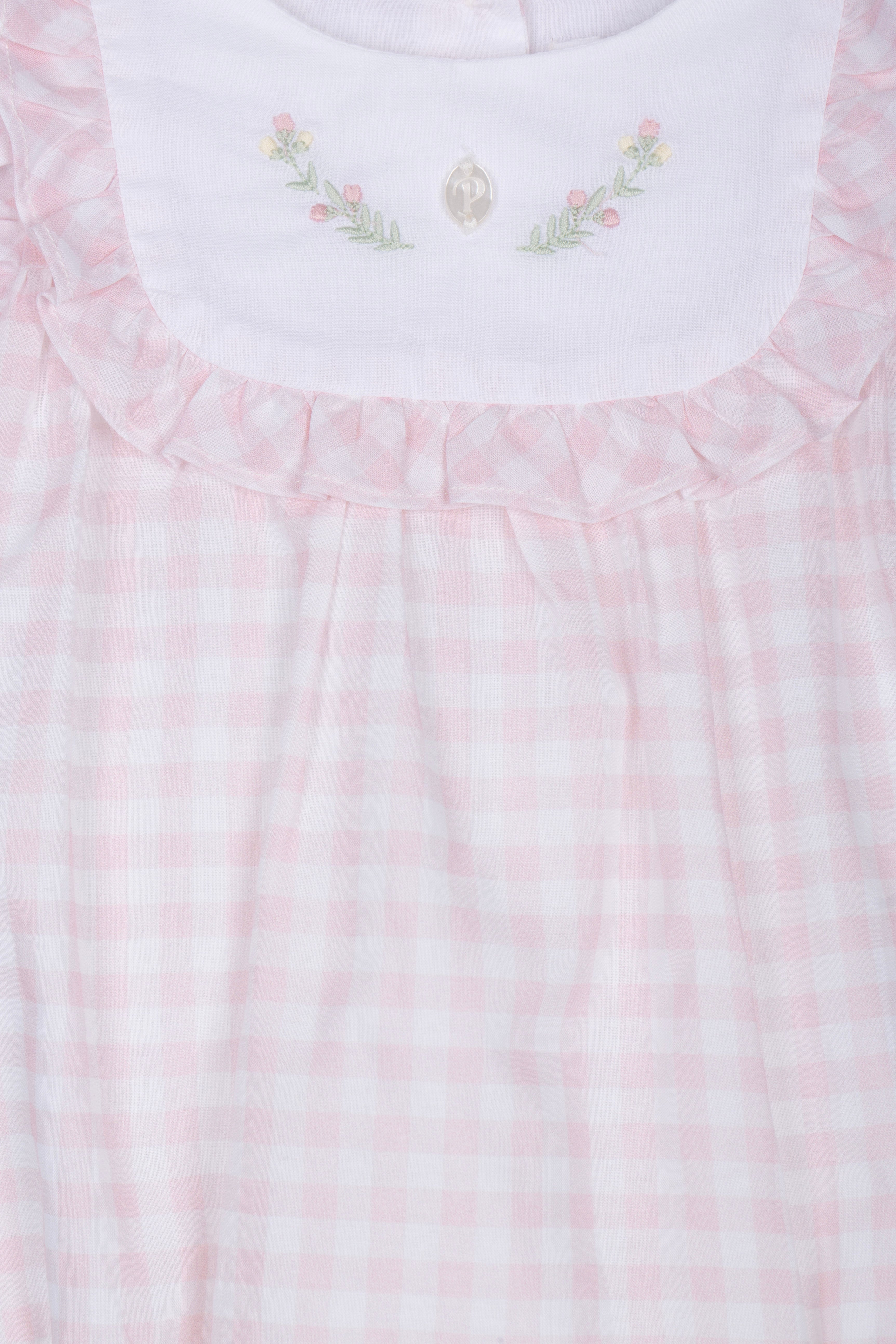 Girl Pink Check Bubble
