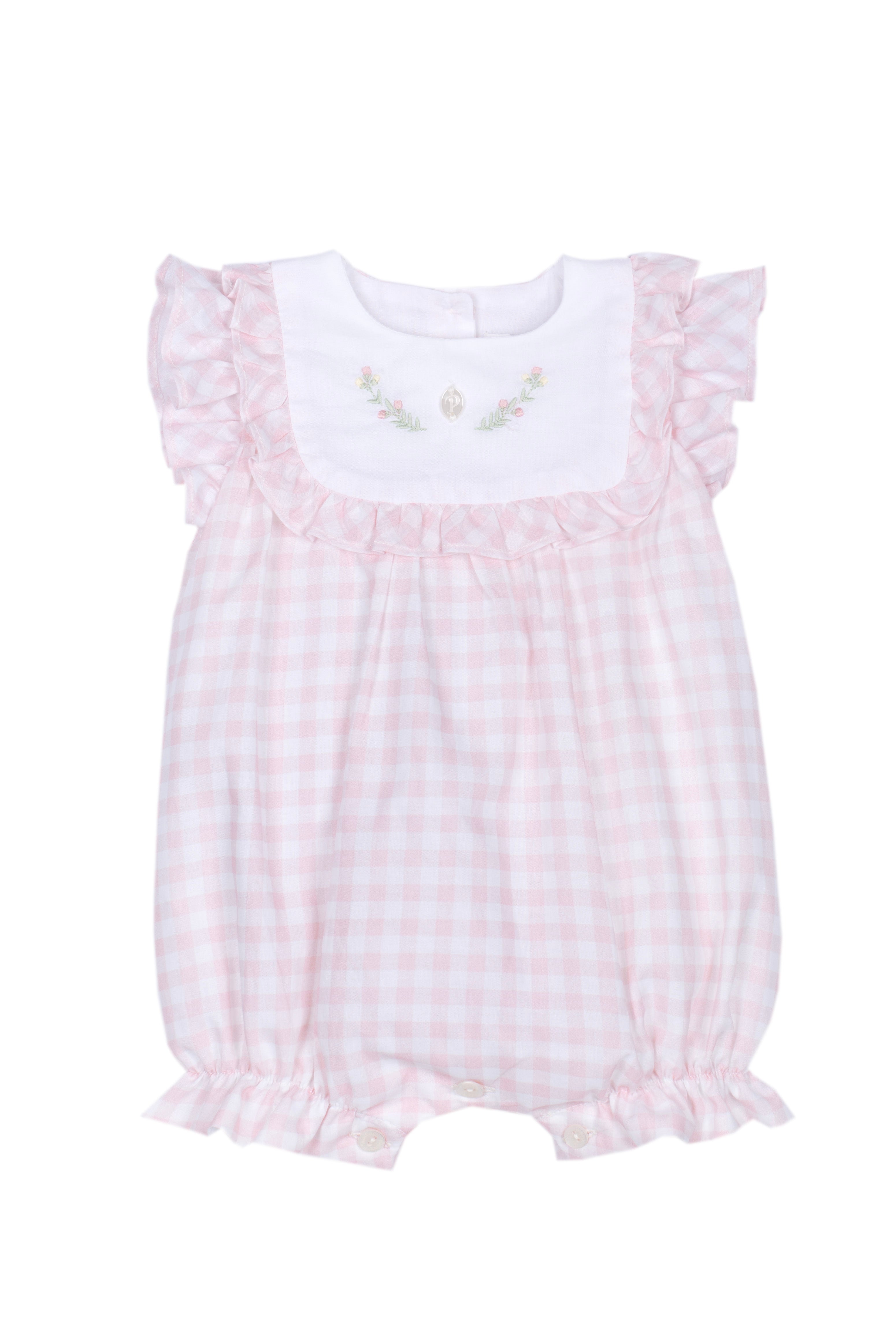 Girl Pink Check Bubble
