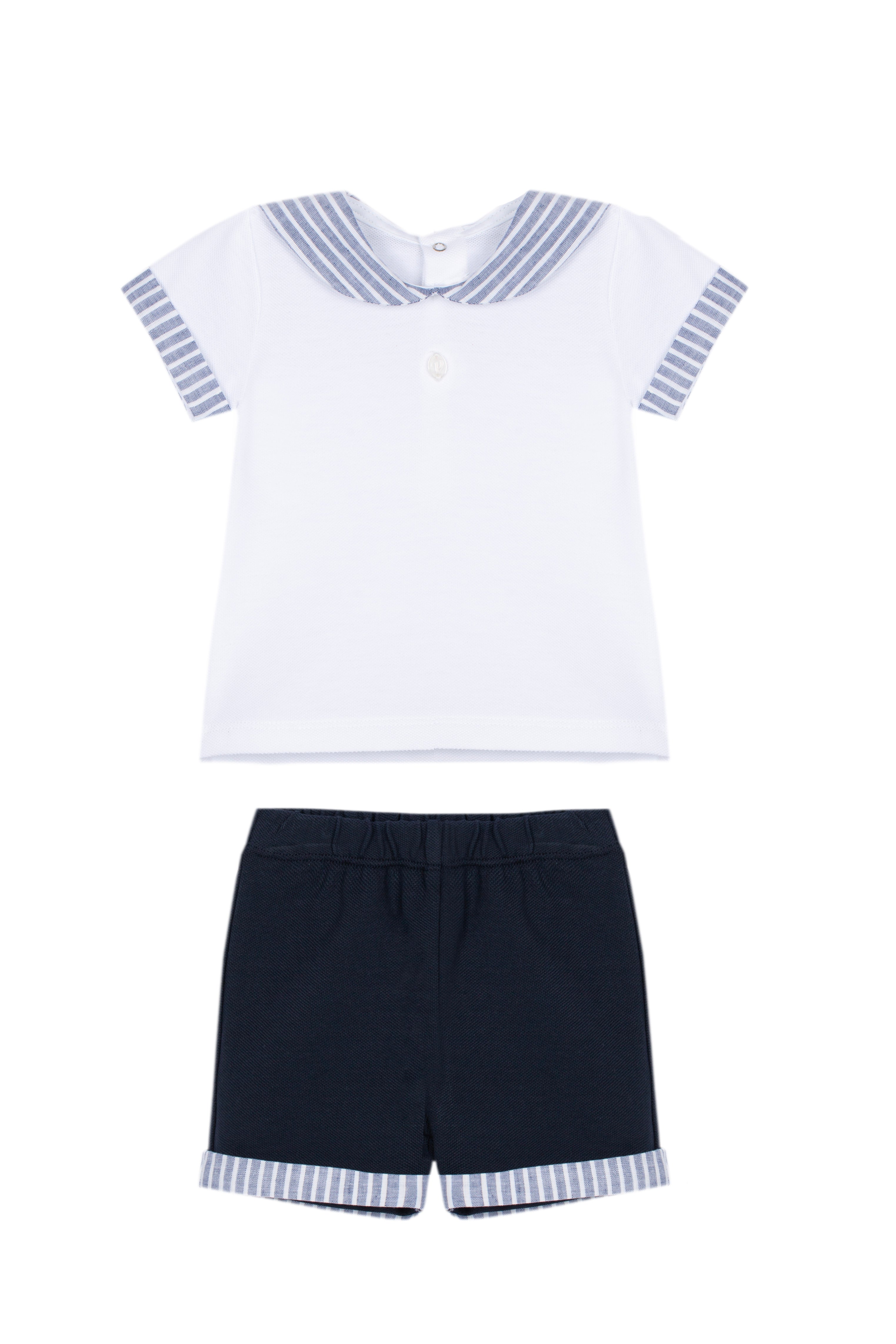 Boy Pique Marine Set