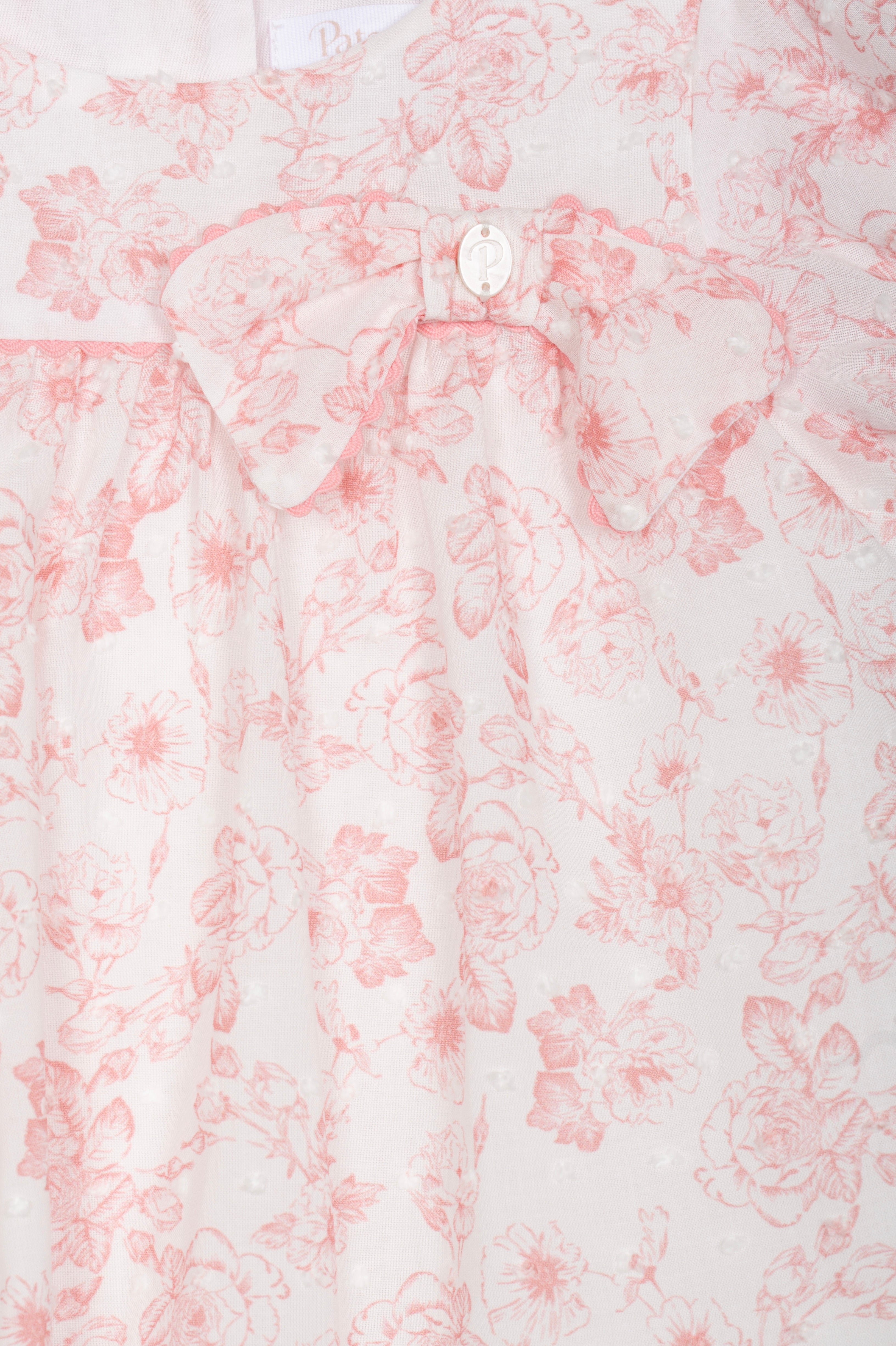Girl Floral Pink Short Set
