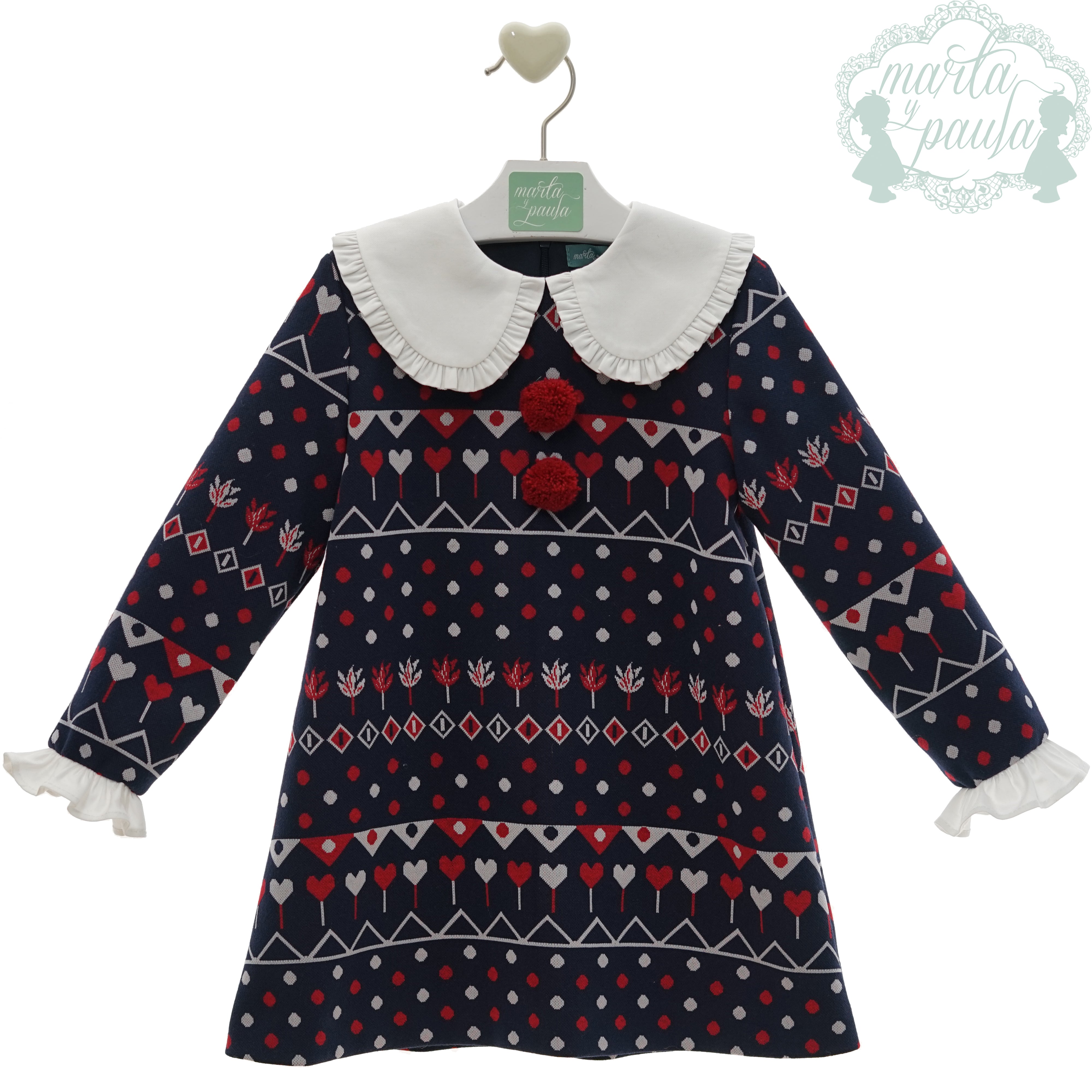 Vestido Infantil Damasco