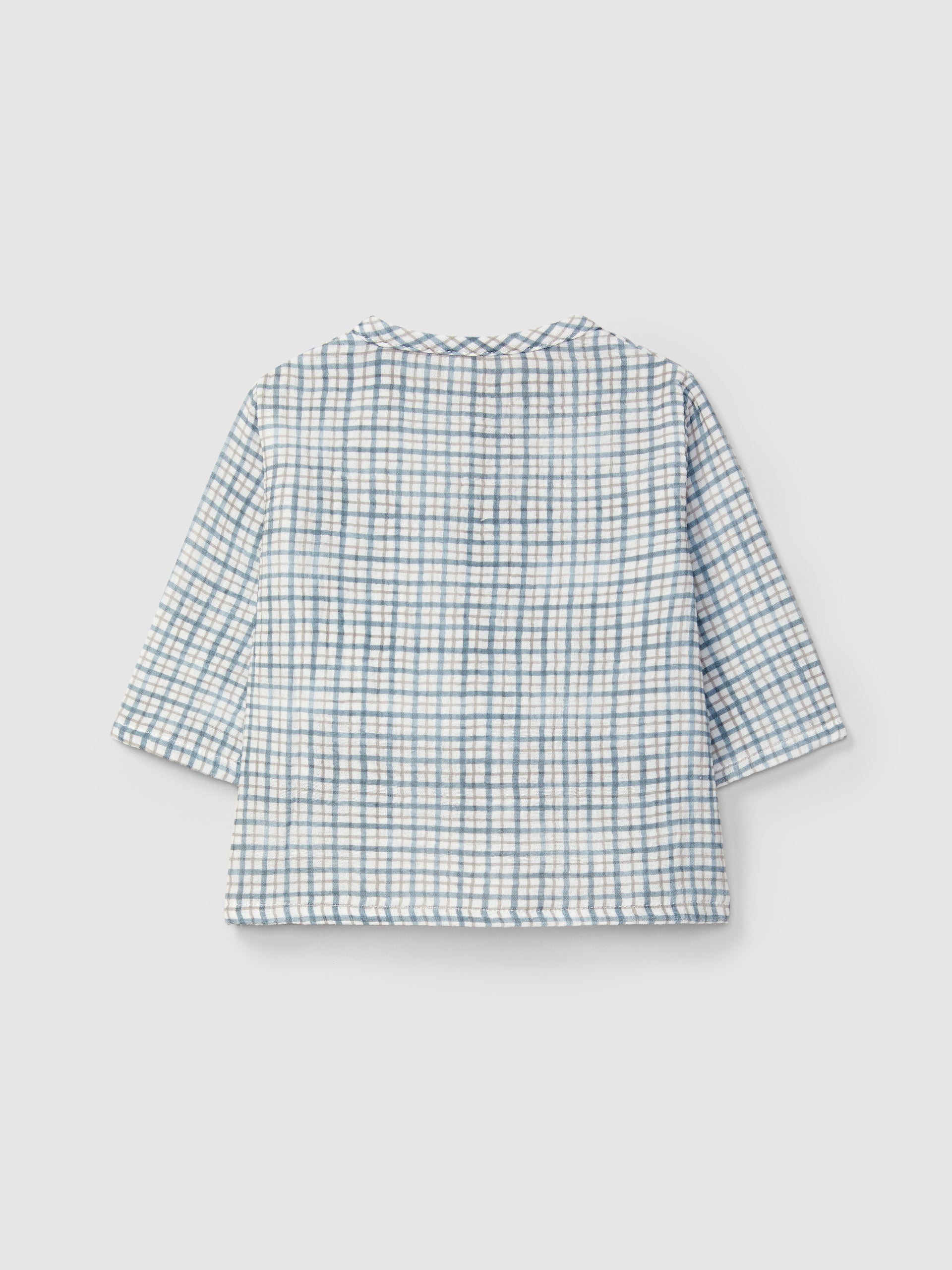 Camisa +Pantallones cortos Bebe Azul