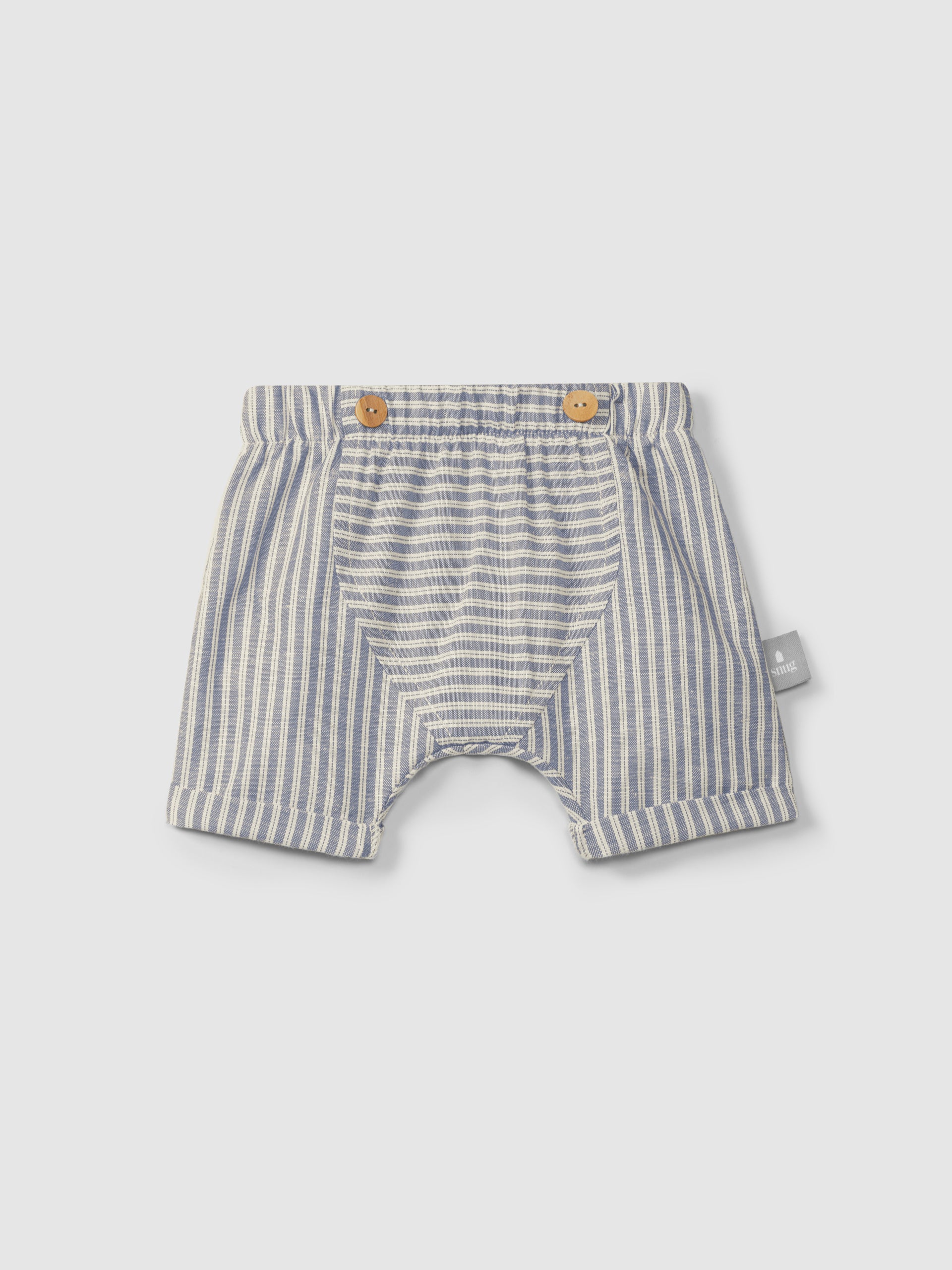 Blue Pear T-shirt with embroidery and Stripe Shorts