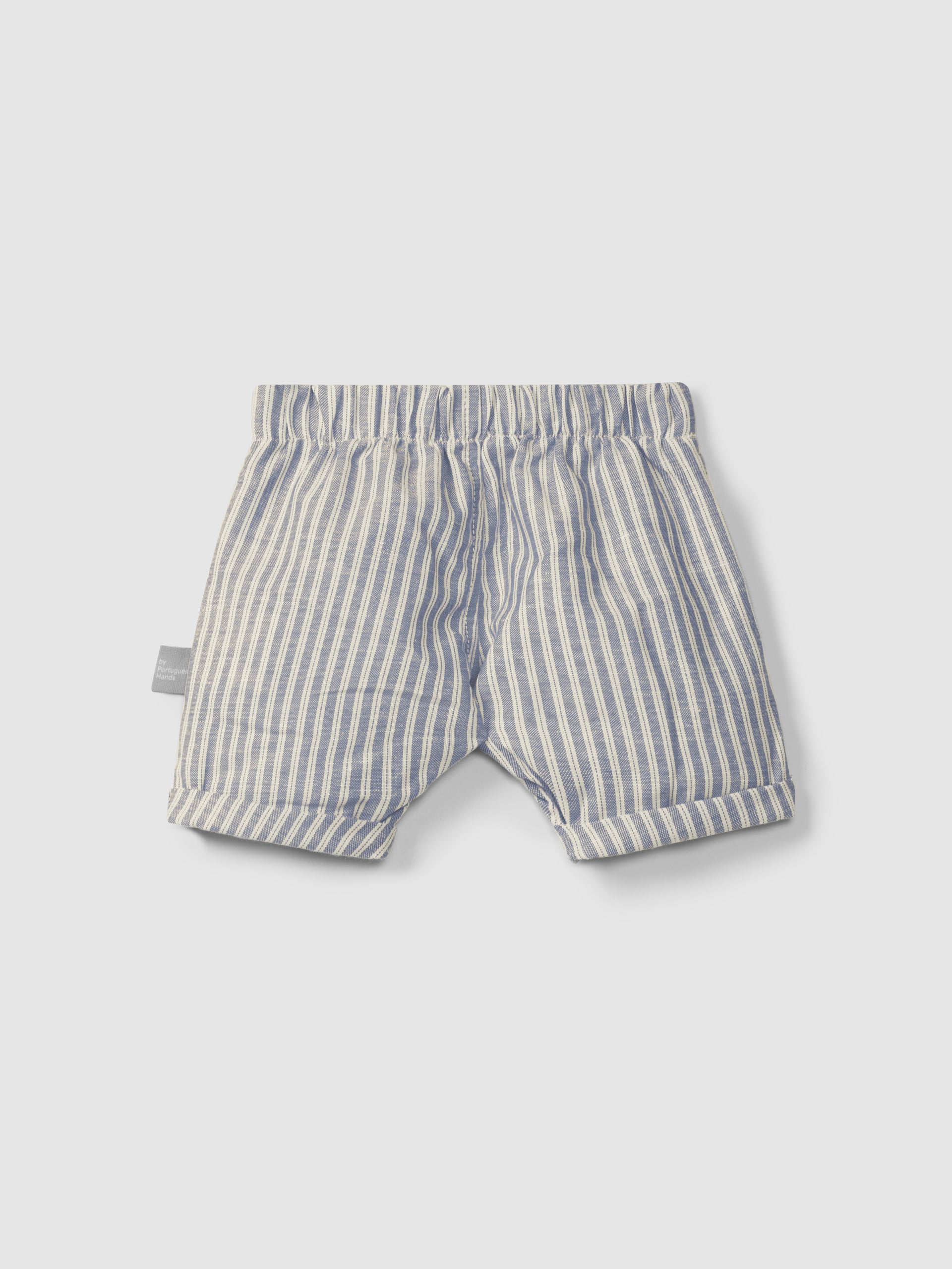 Blue Pear T-shirt with embroidery and Stripe Shorts