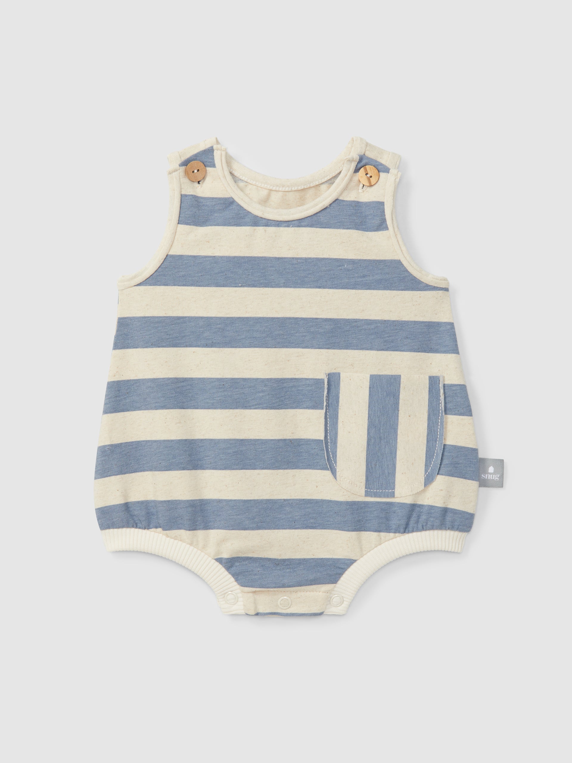 Stripe Bodysuit Indigo