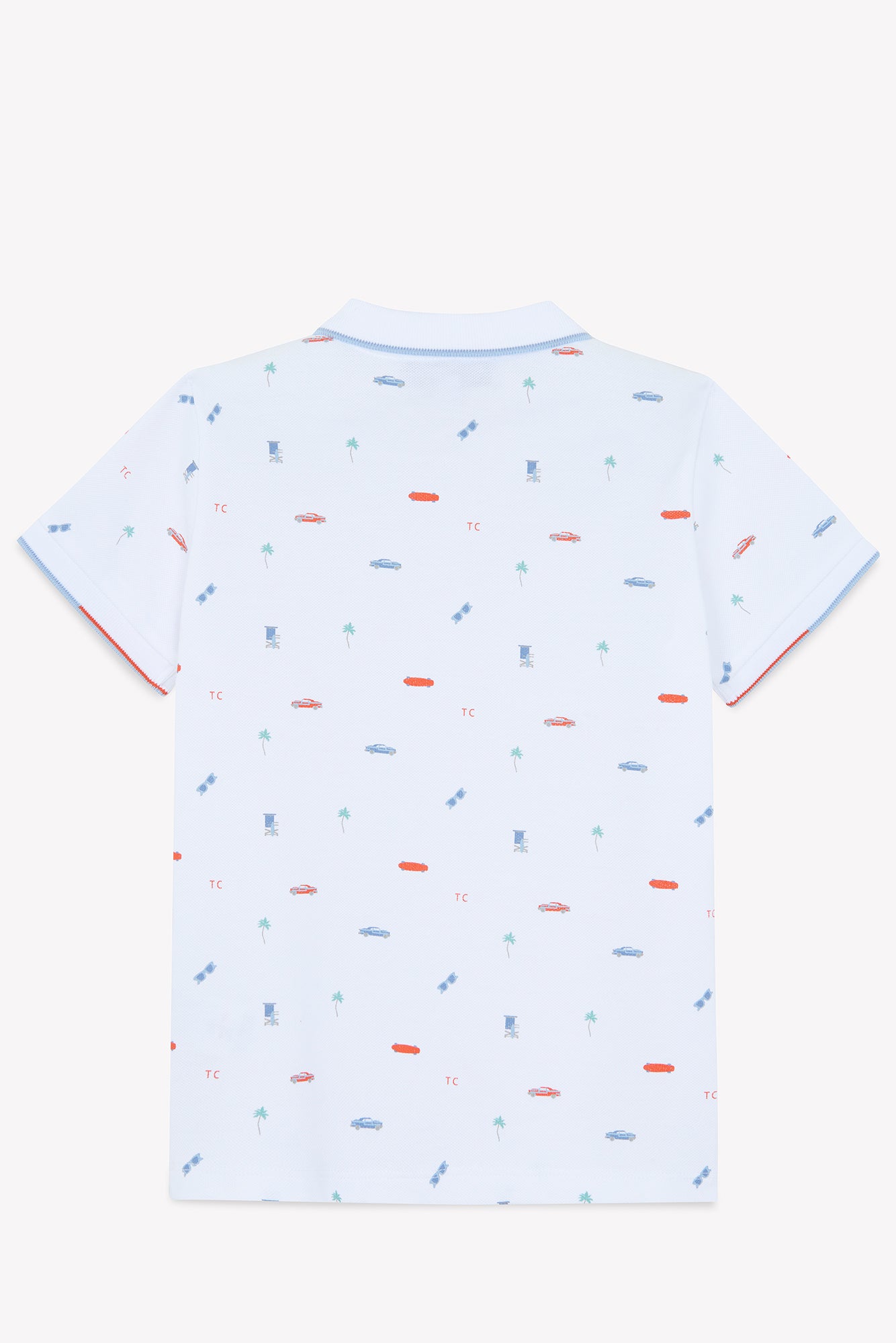 Polo Garçon Spicy Orange