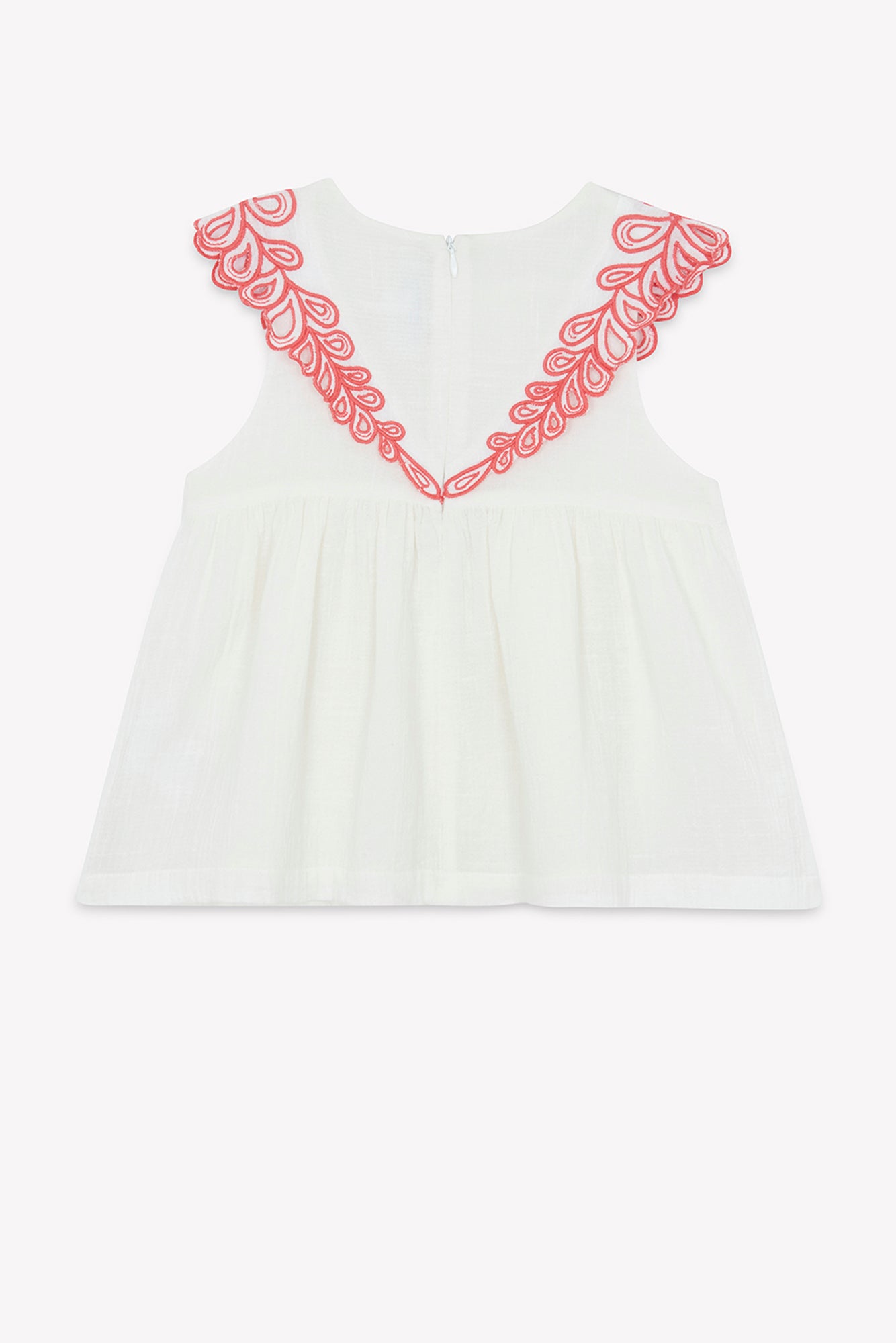 Nacre Top and Linen Corail Shorts
