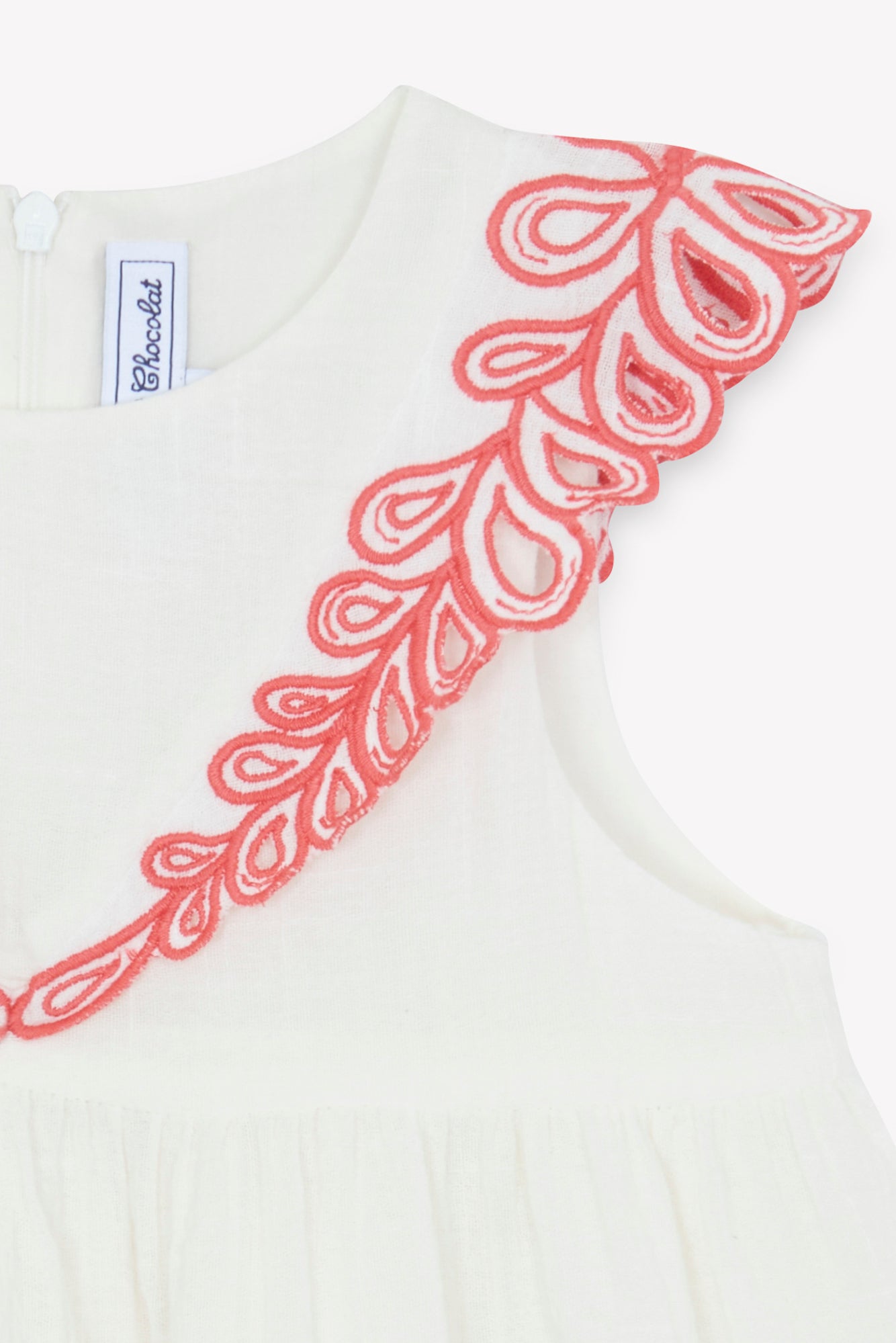 Nacre Top and Linen Corail Shorts