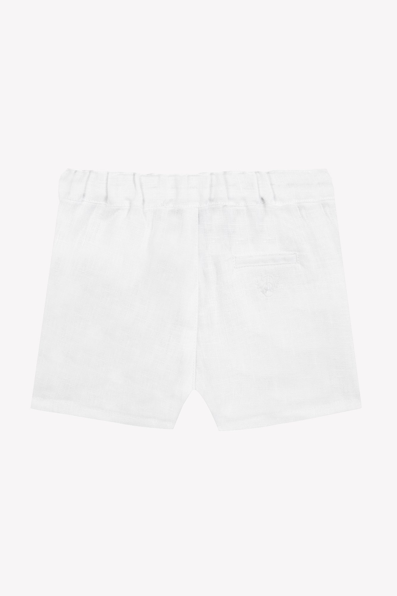 Linen Blanco Junior Garçon Shorts