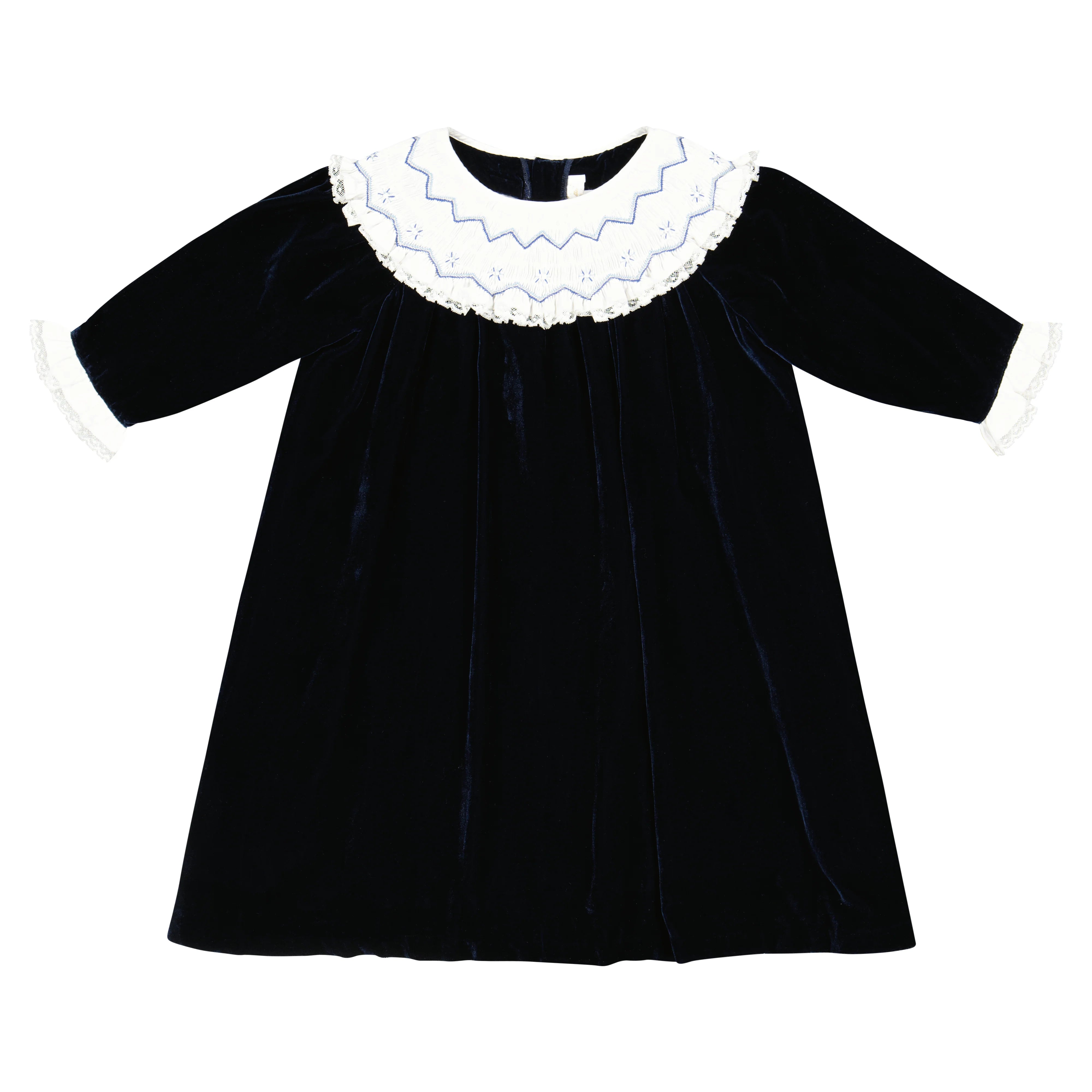 Celeste Navy Bishop Dress