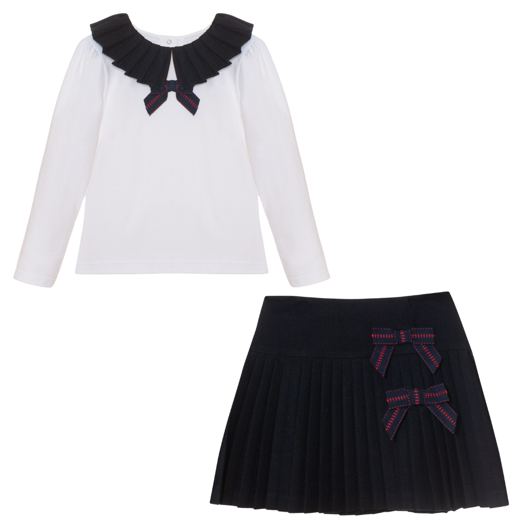 Girl Blouse and Skirt Set